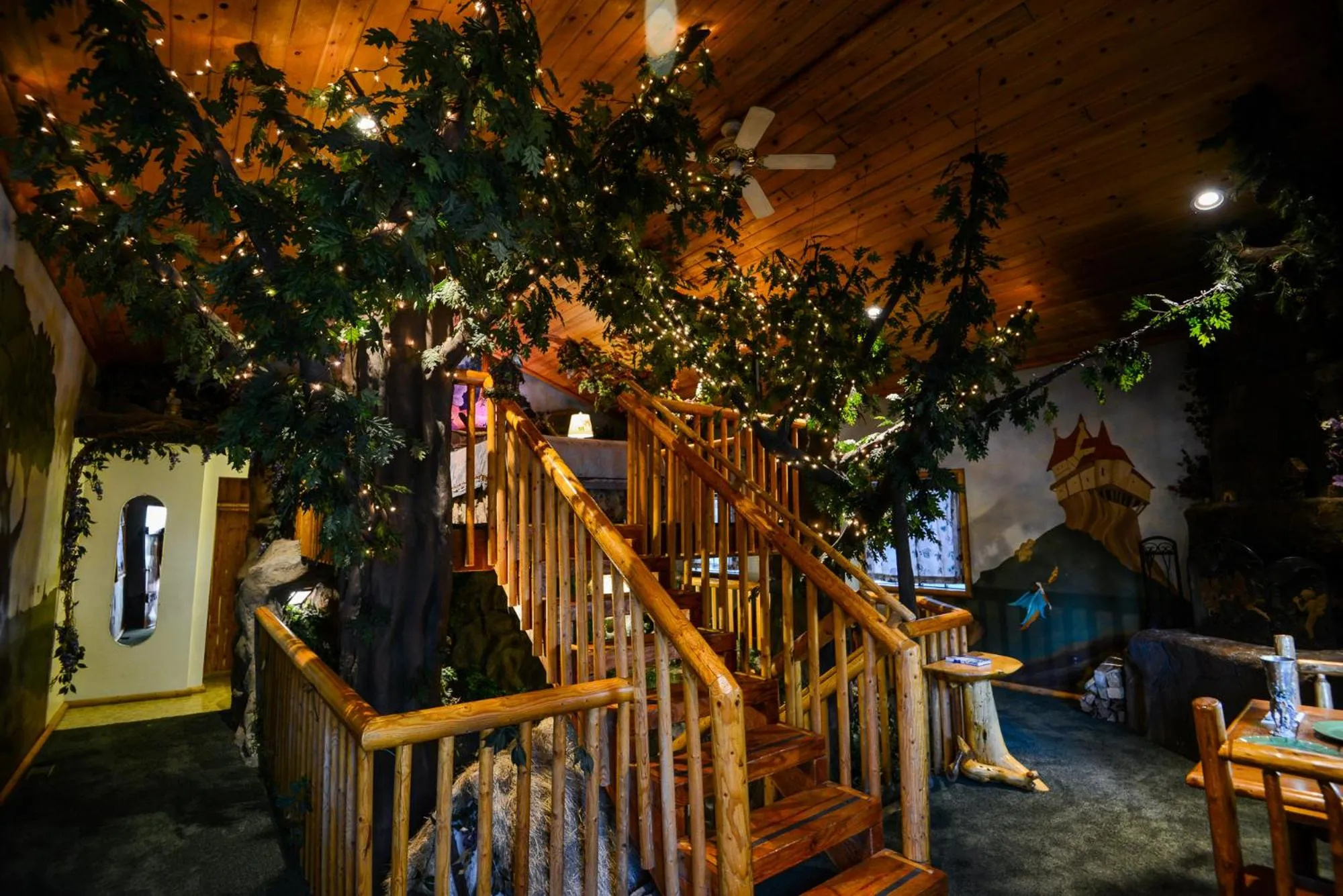 Garden in Castle Wood Theme Cottages- COUPLES ONLY