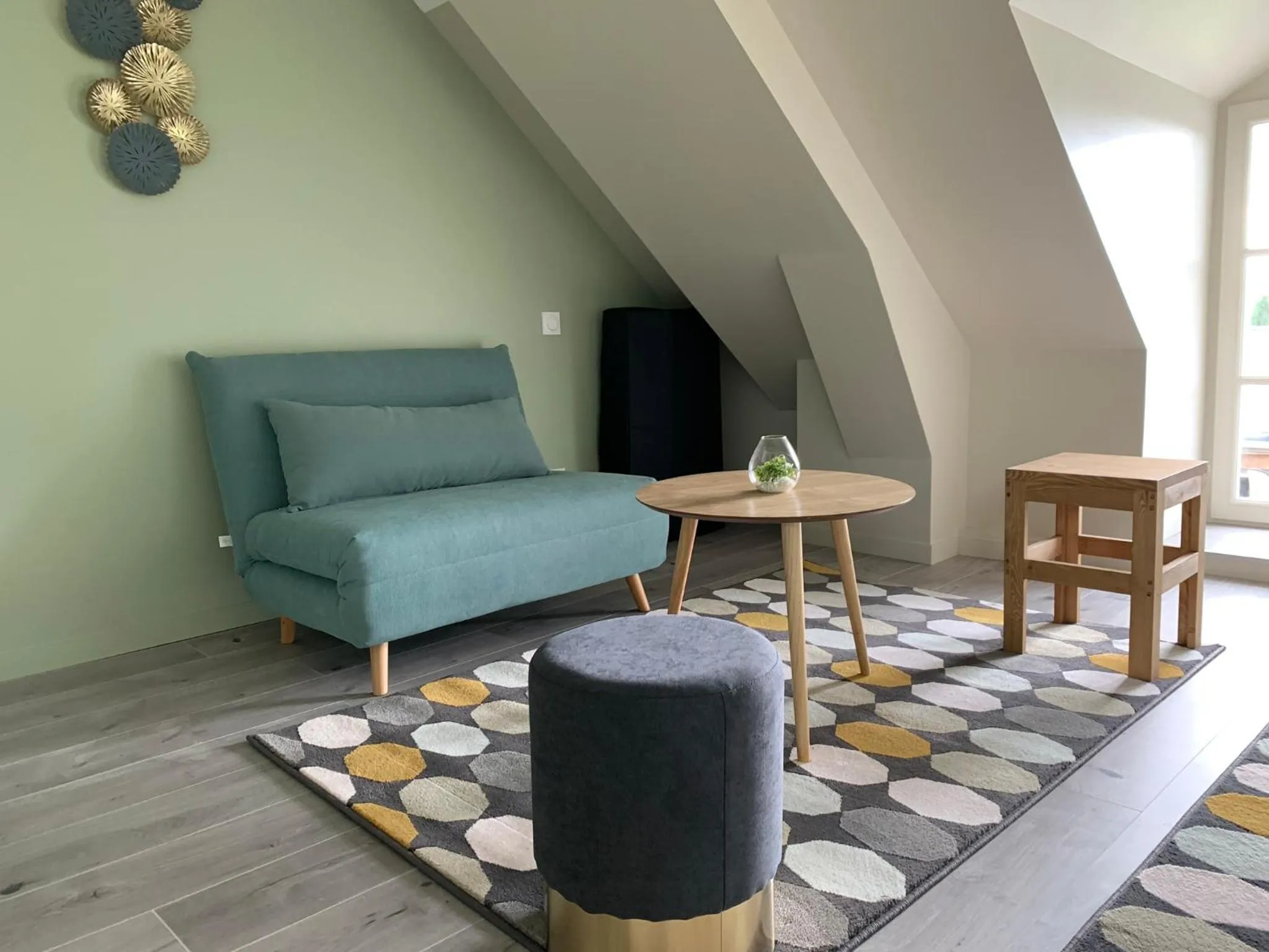 Seating area in La maison des Légendes