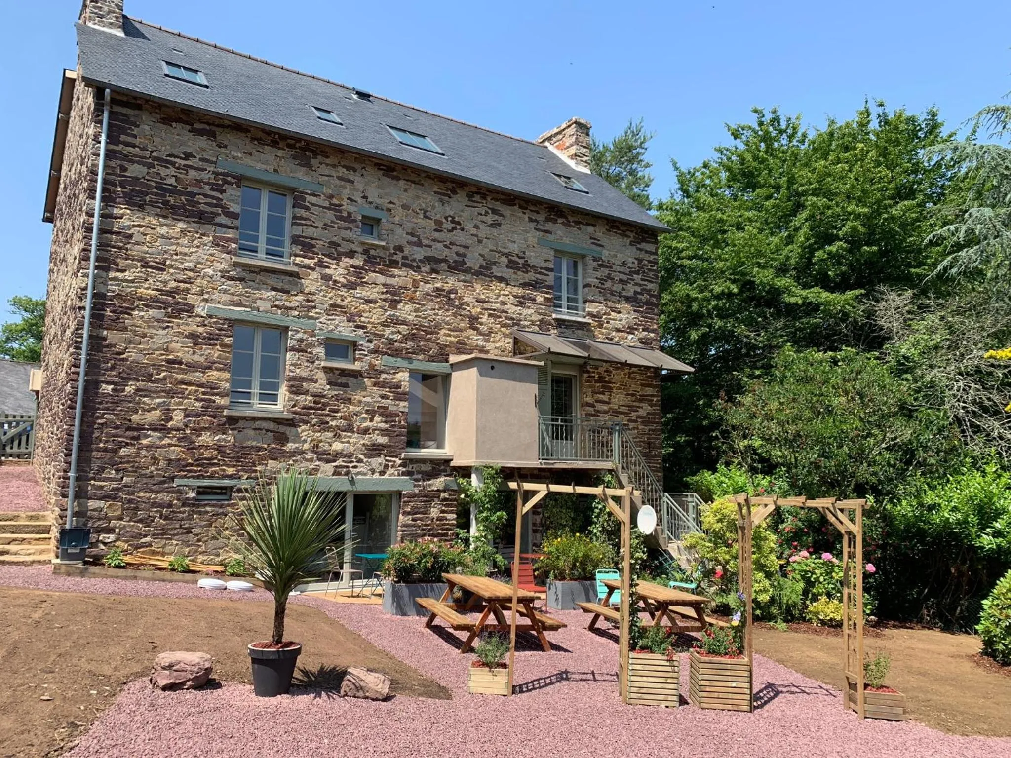 Garden in La maison des Légendes