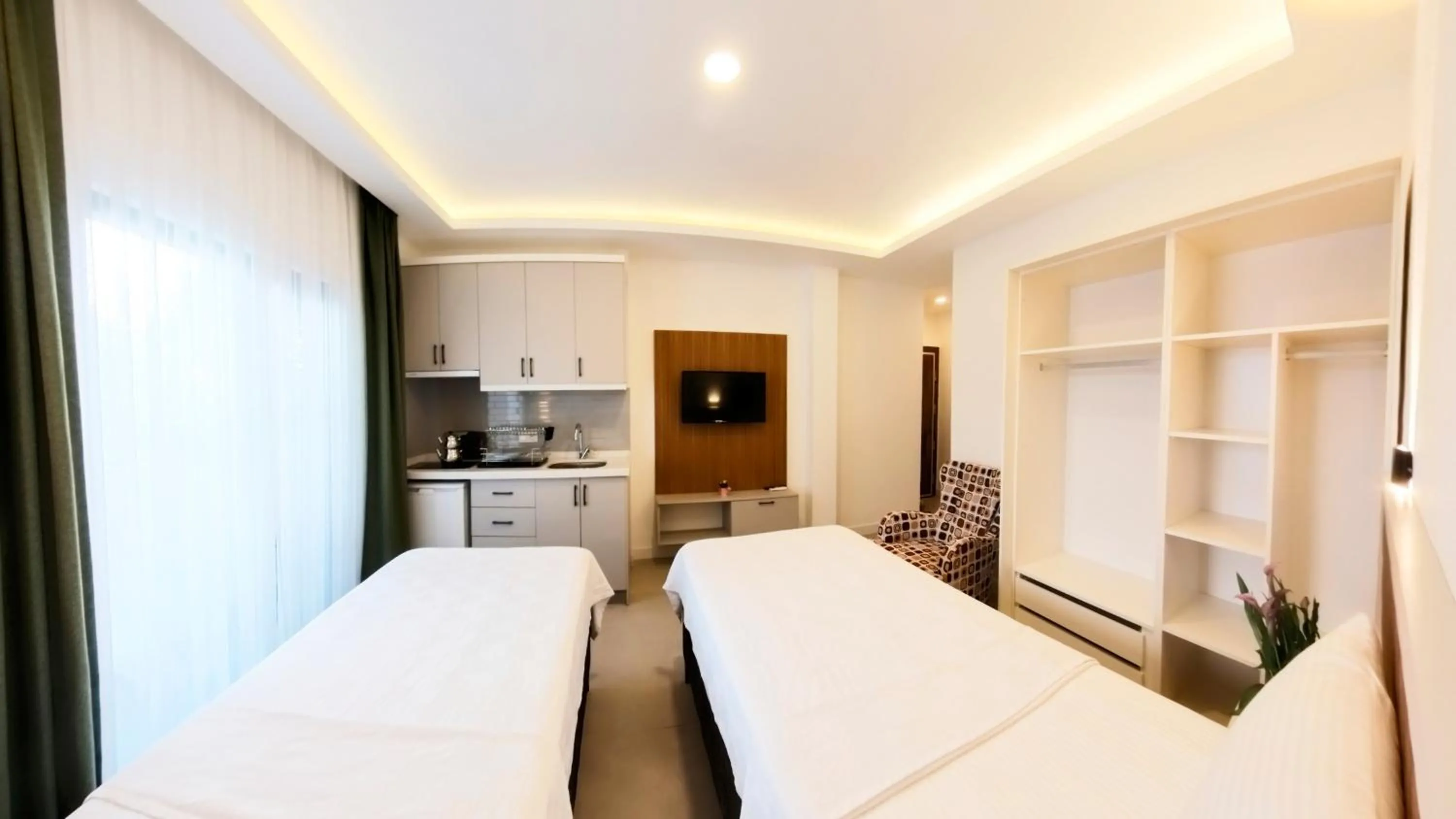 Bed in Derin Apart Hotel Bodrum