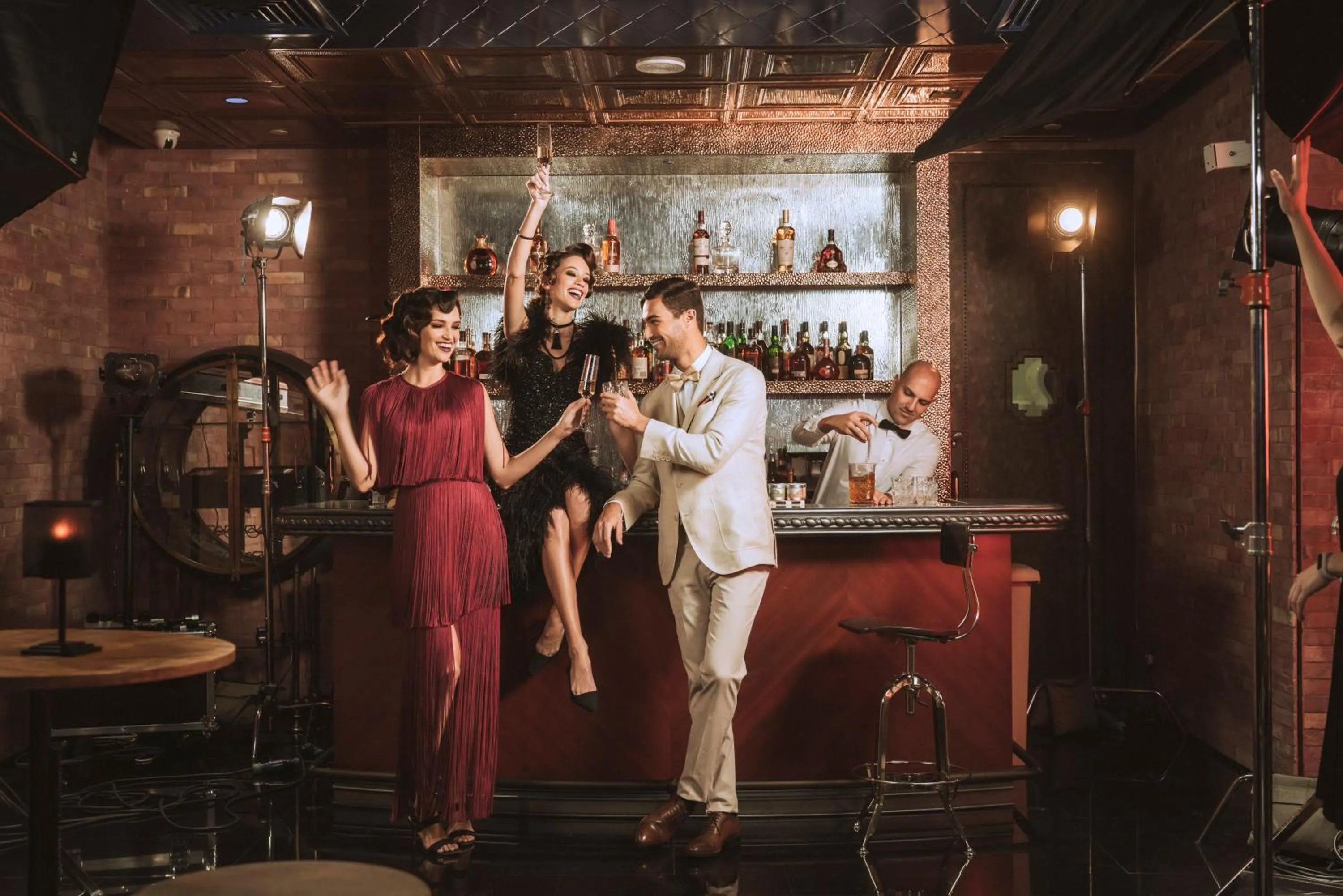 Lounge or bar in Paramount Hotel Dubai