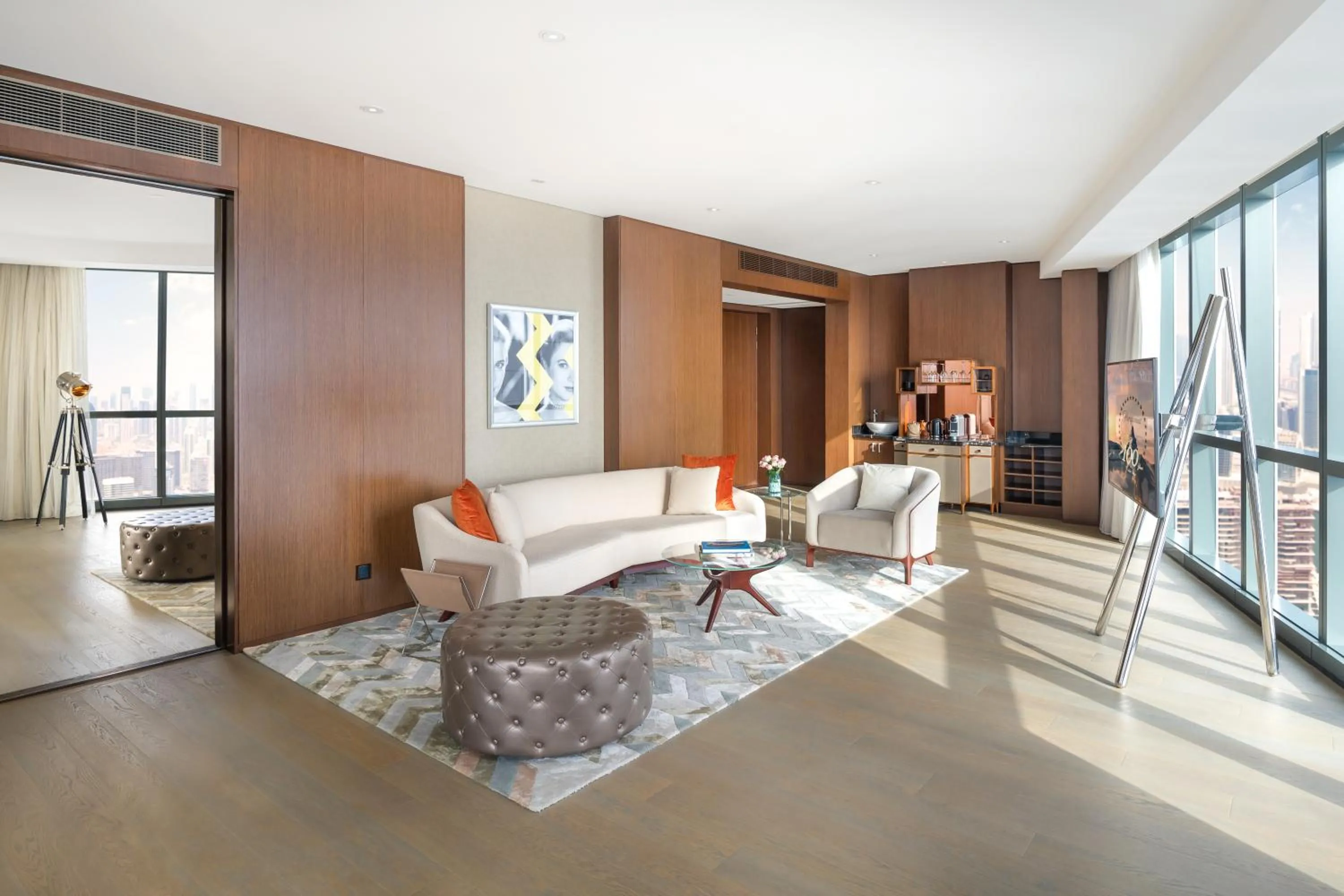 Living room in Paramount Hotel Dubai