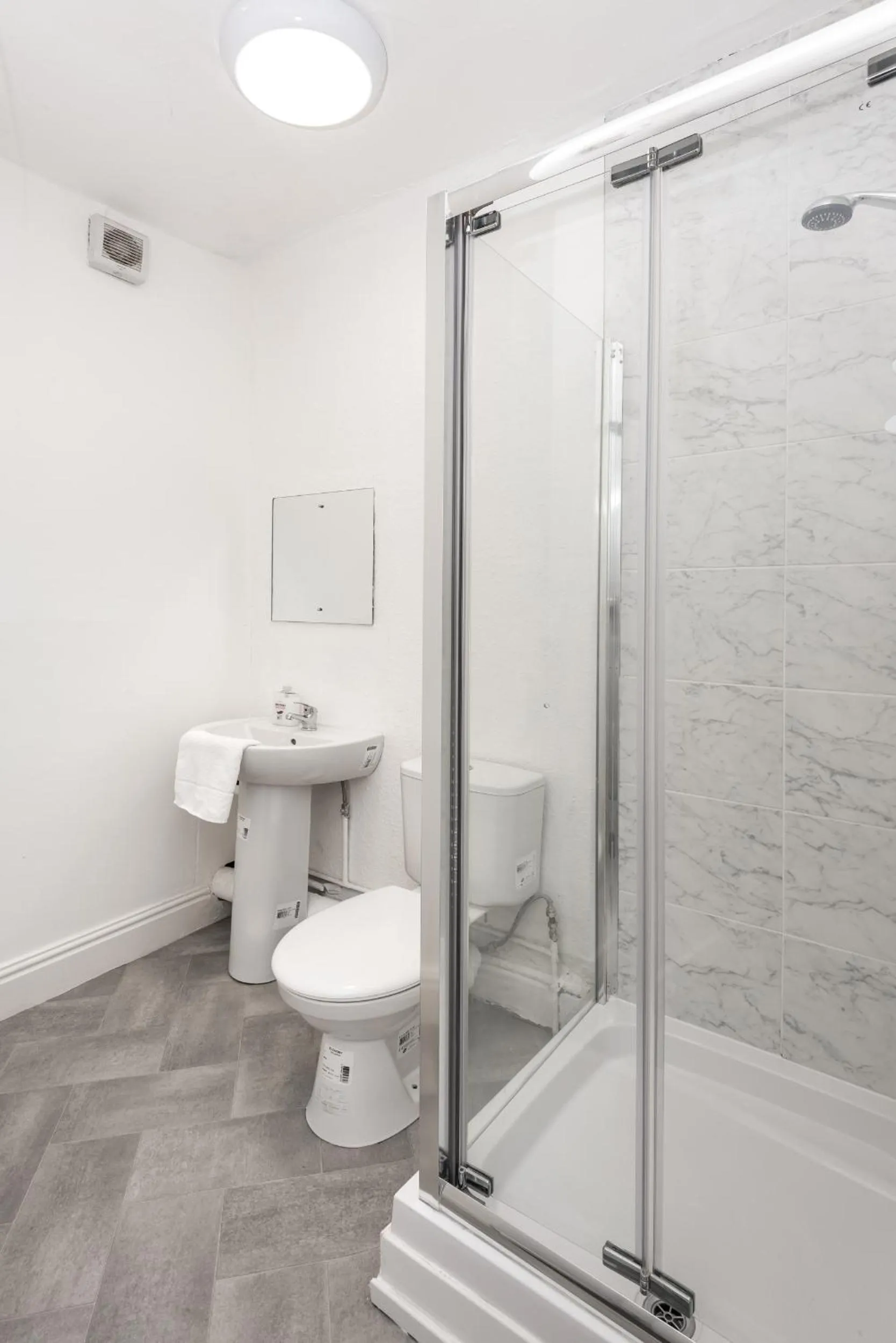 Bathroom in Velvet Coaster Apartments