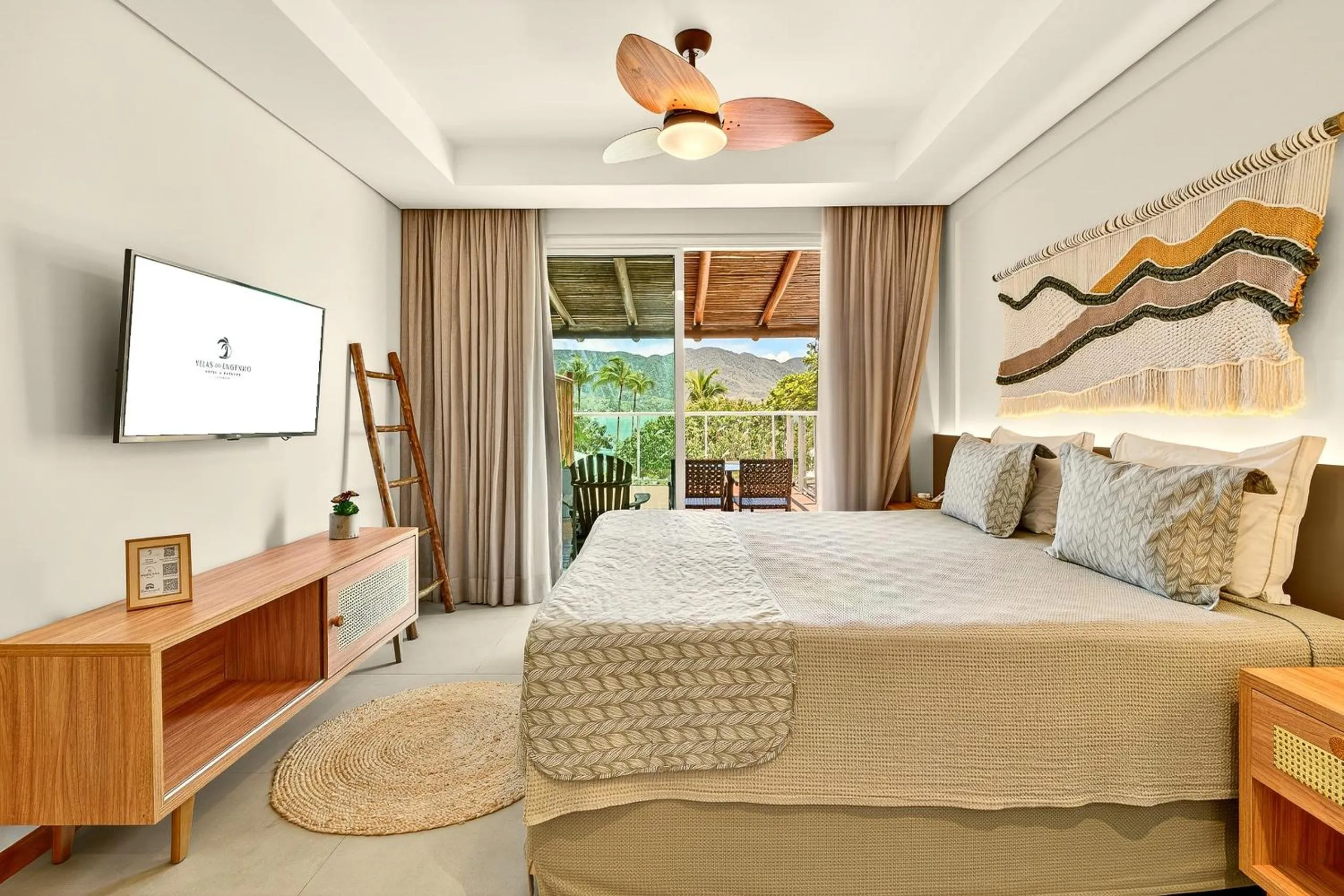 Bed in Hotel Velas do Engenho