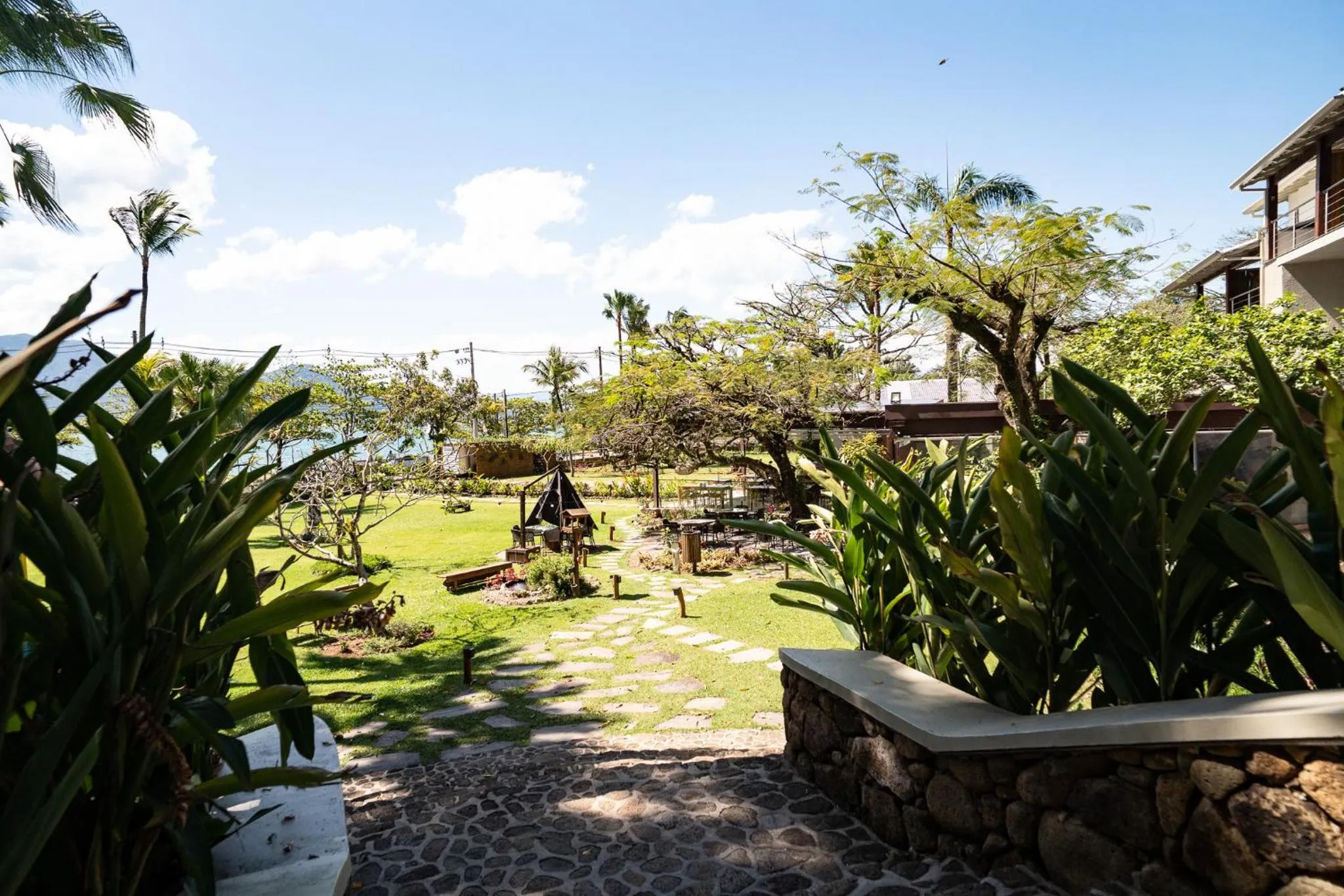 Garden view in Hotel Velas do Engenho
