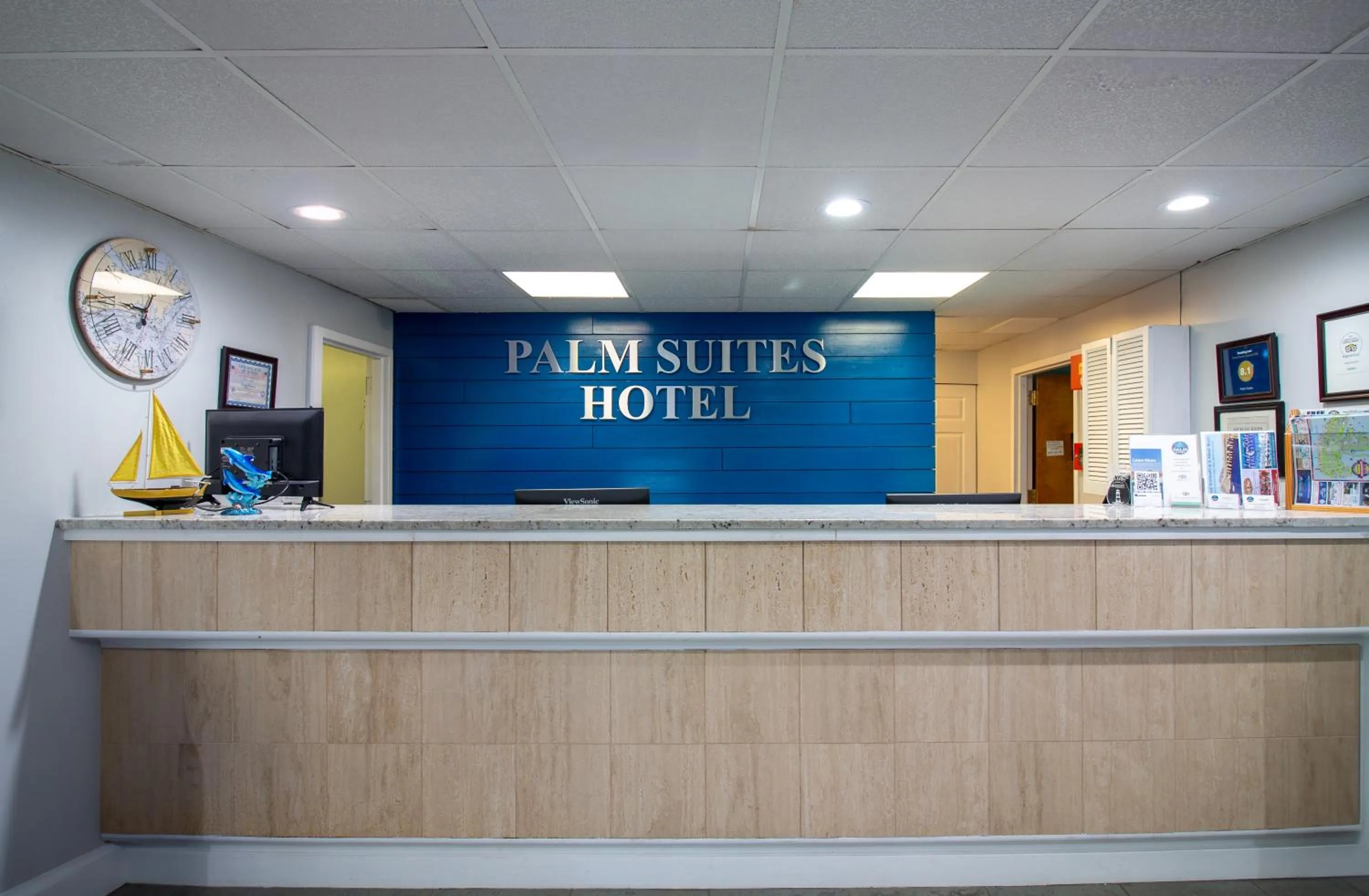 Lobby or reception in Palm Suites