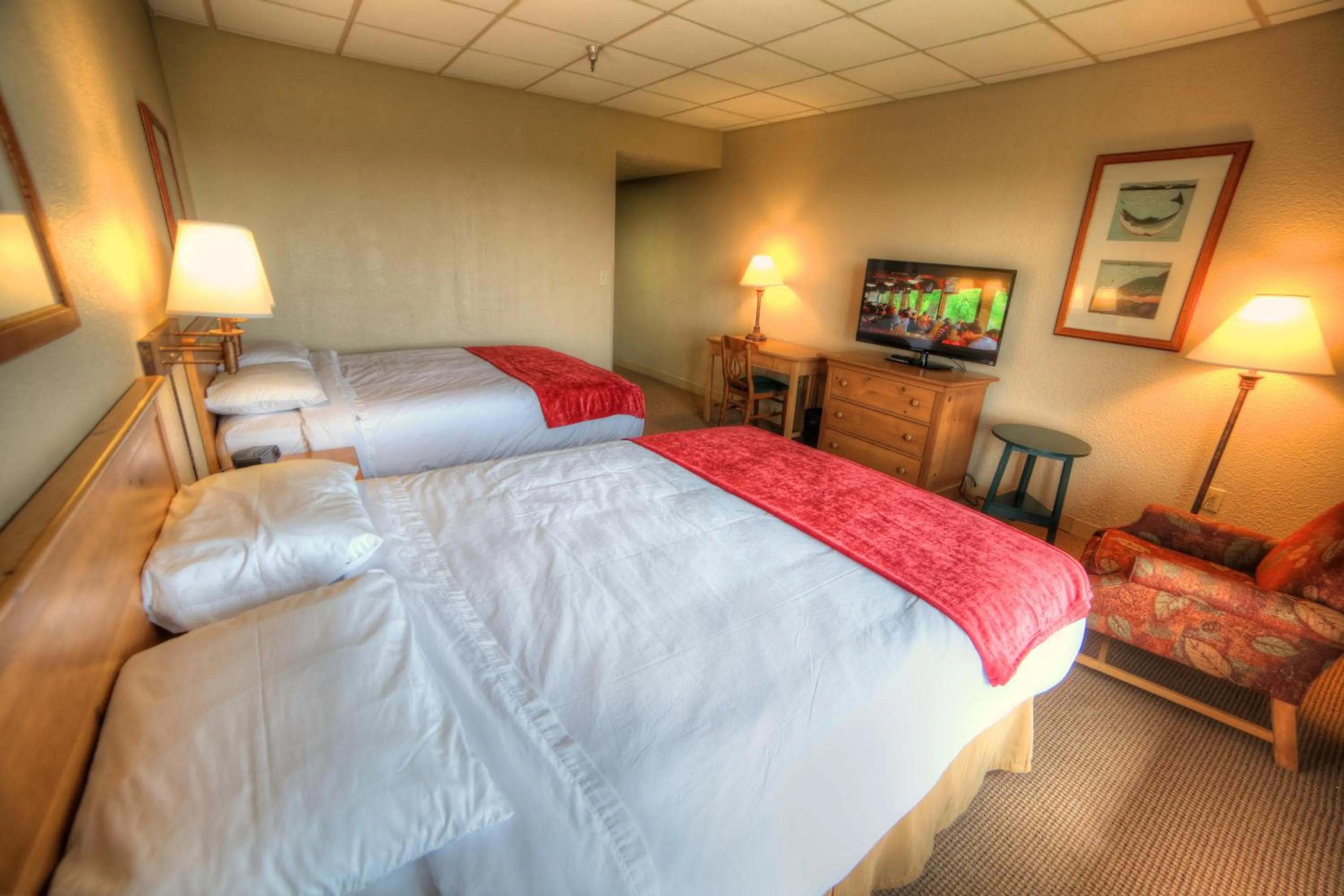 Photo of the whole room, Bed in Unicoi State Park & Lodge