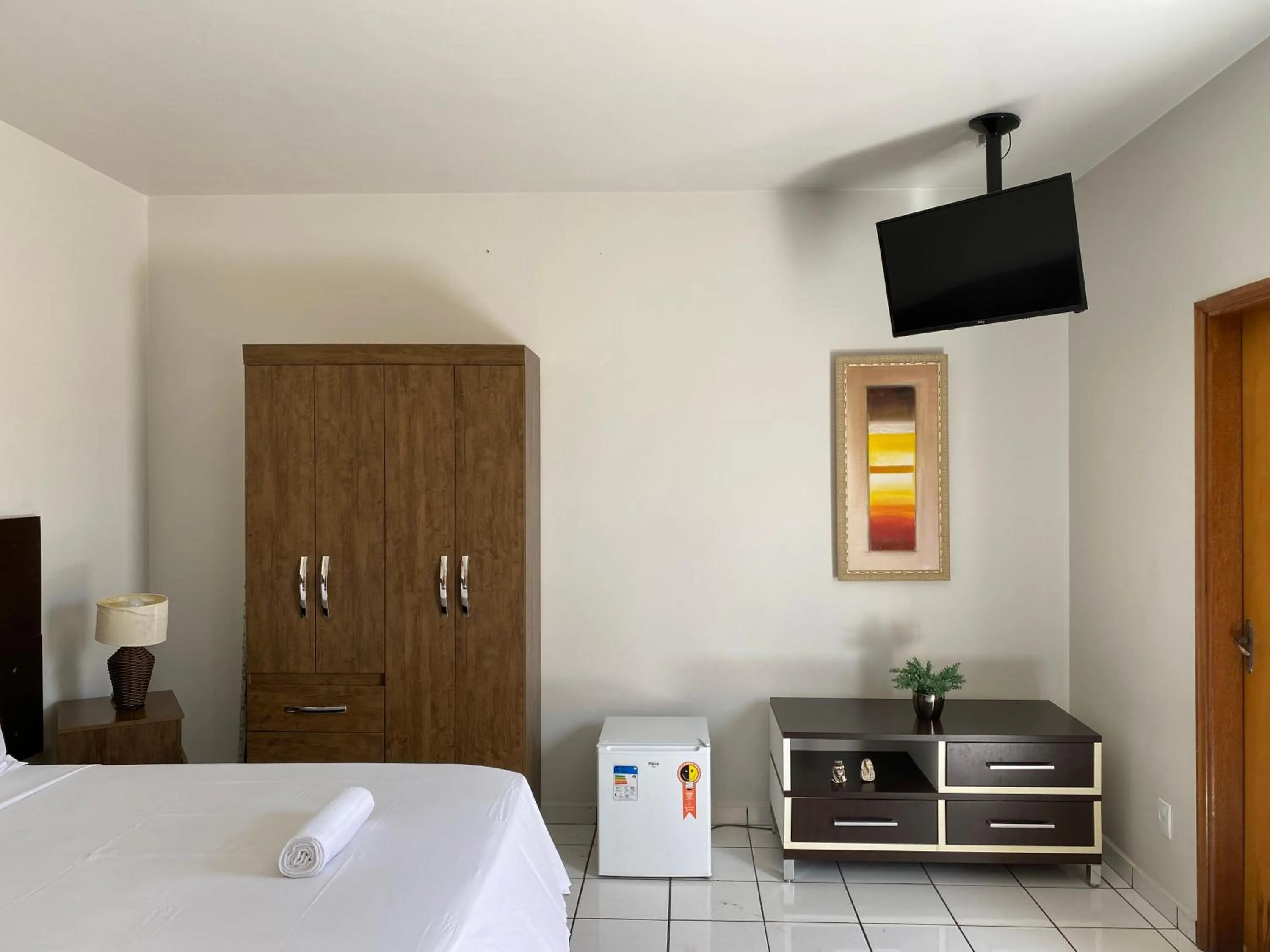 Bed in B & A Suites Inn Hotel - Quarto Luxo Premium