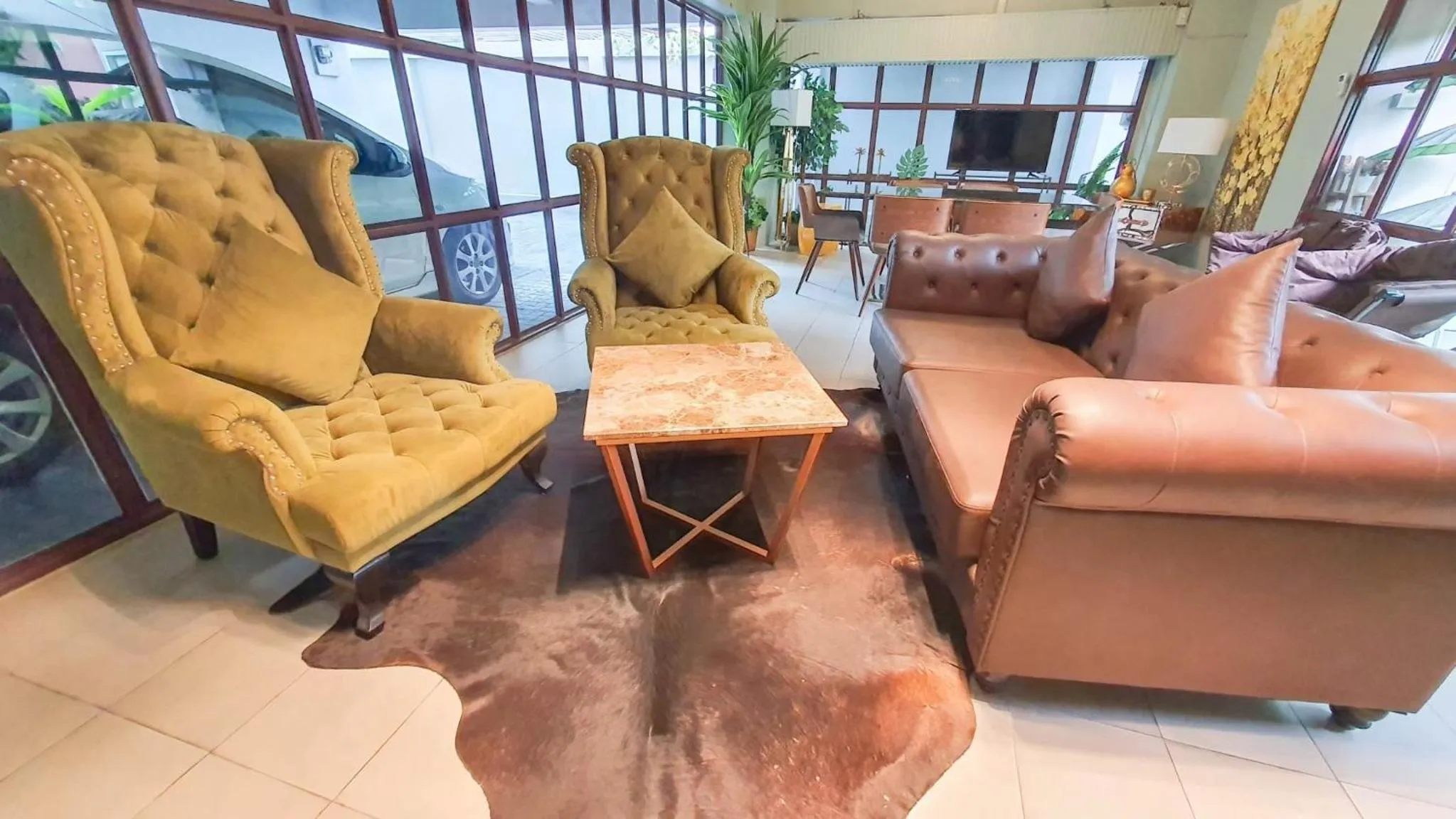 Lobby or reception in RoomQuest Bangkok Ratchada