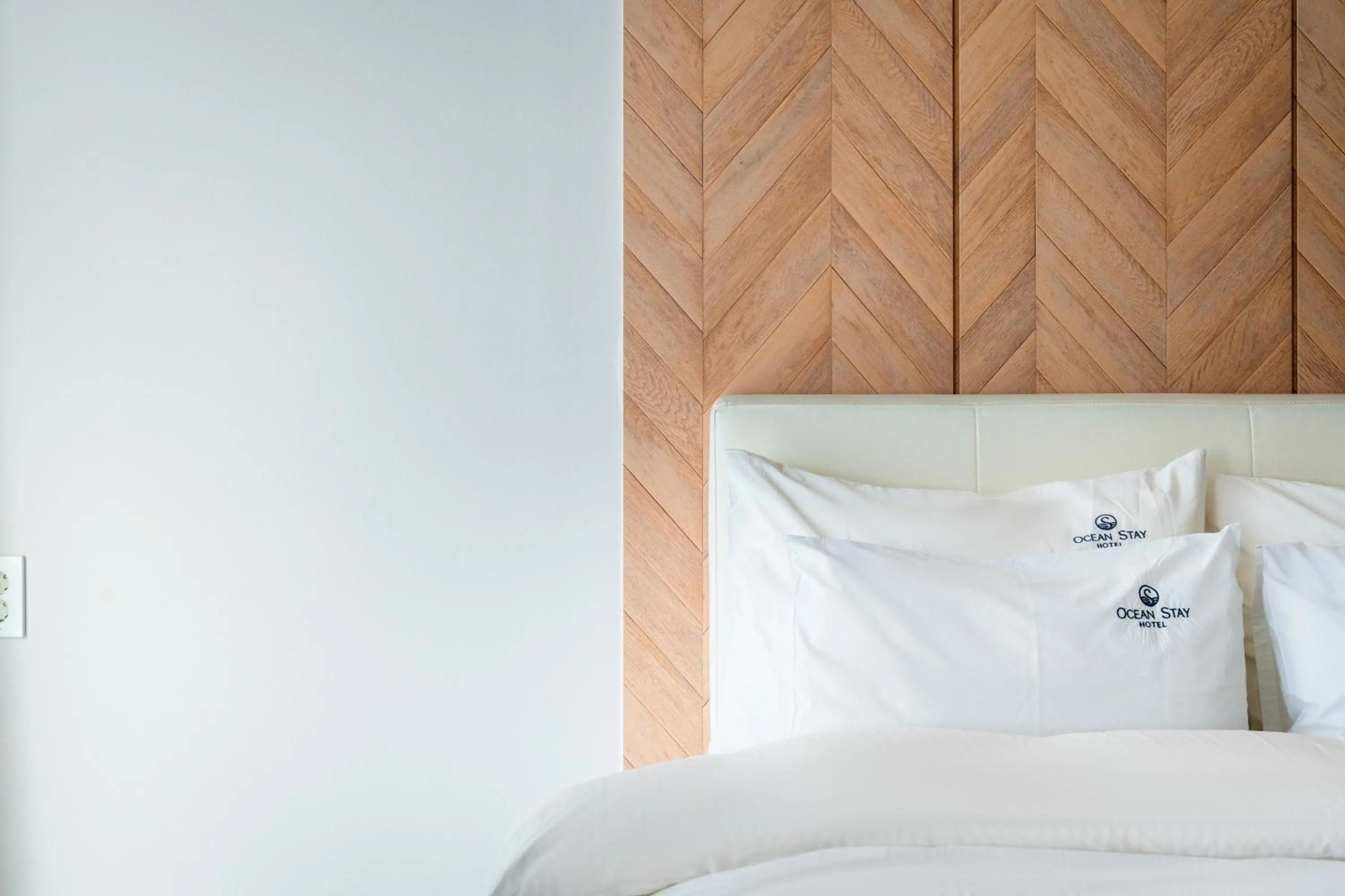 Bed in Oceanstay Hotel