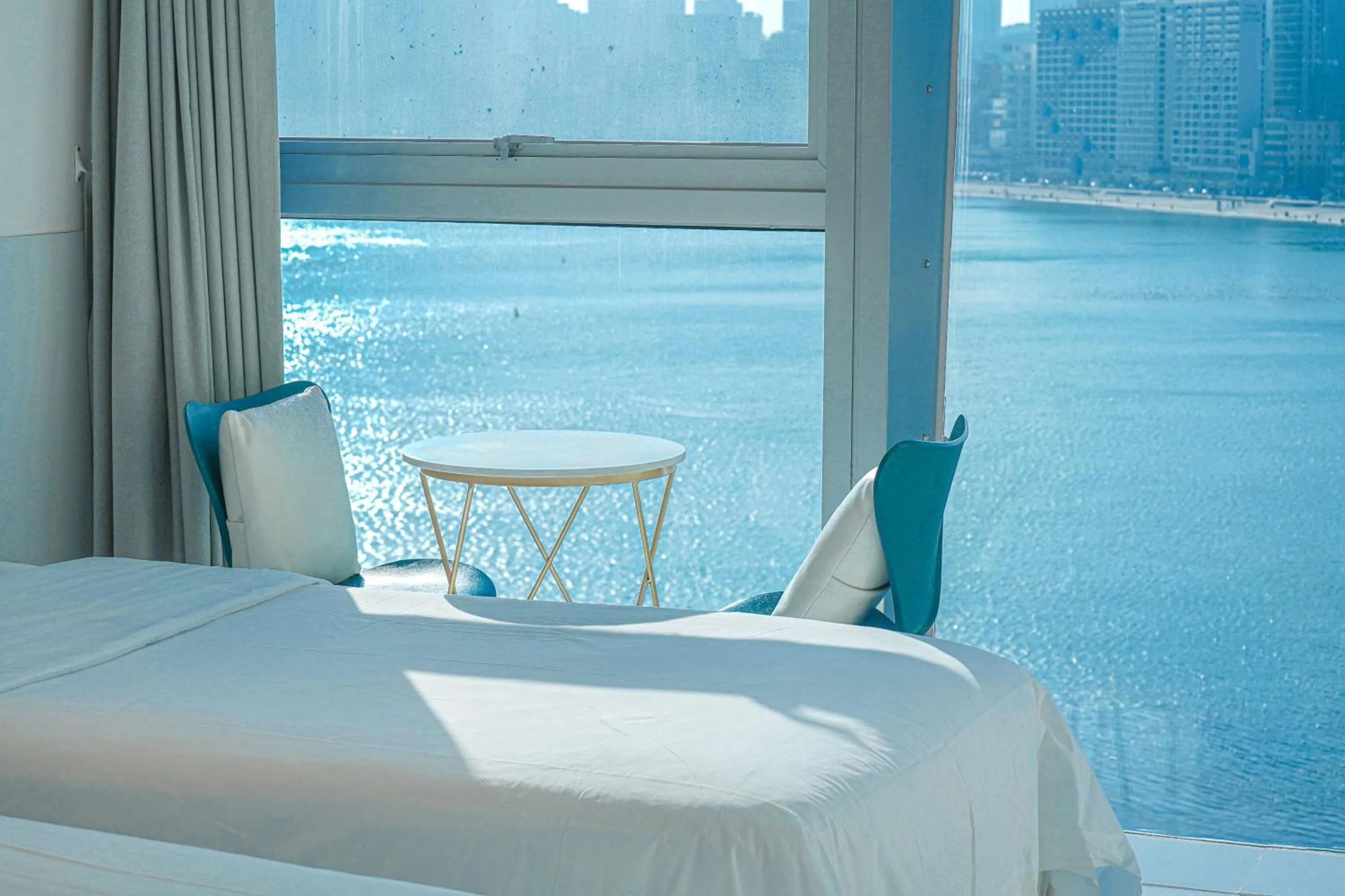 Bed in Oceanstay Hotel