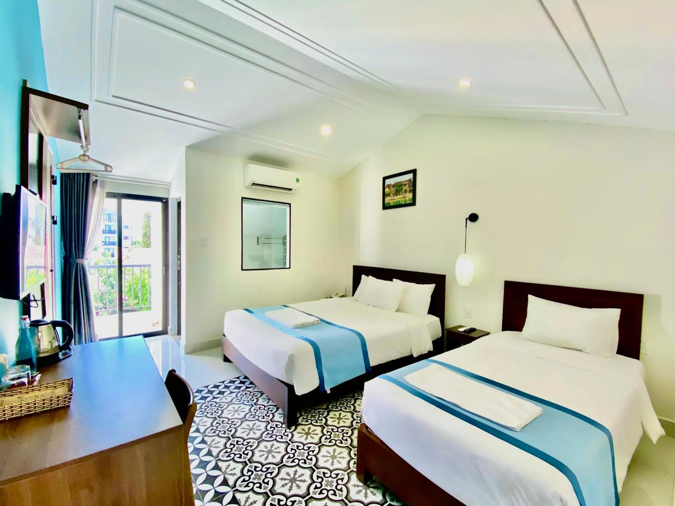 Bedroom, Bed in Grand Holiday Hoian Villa
