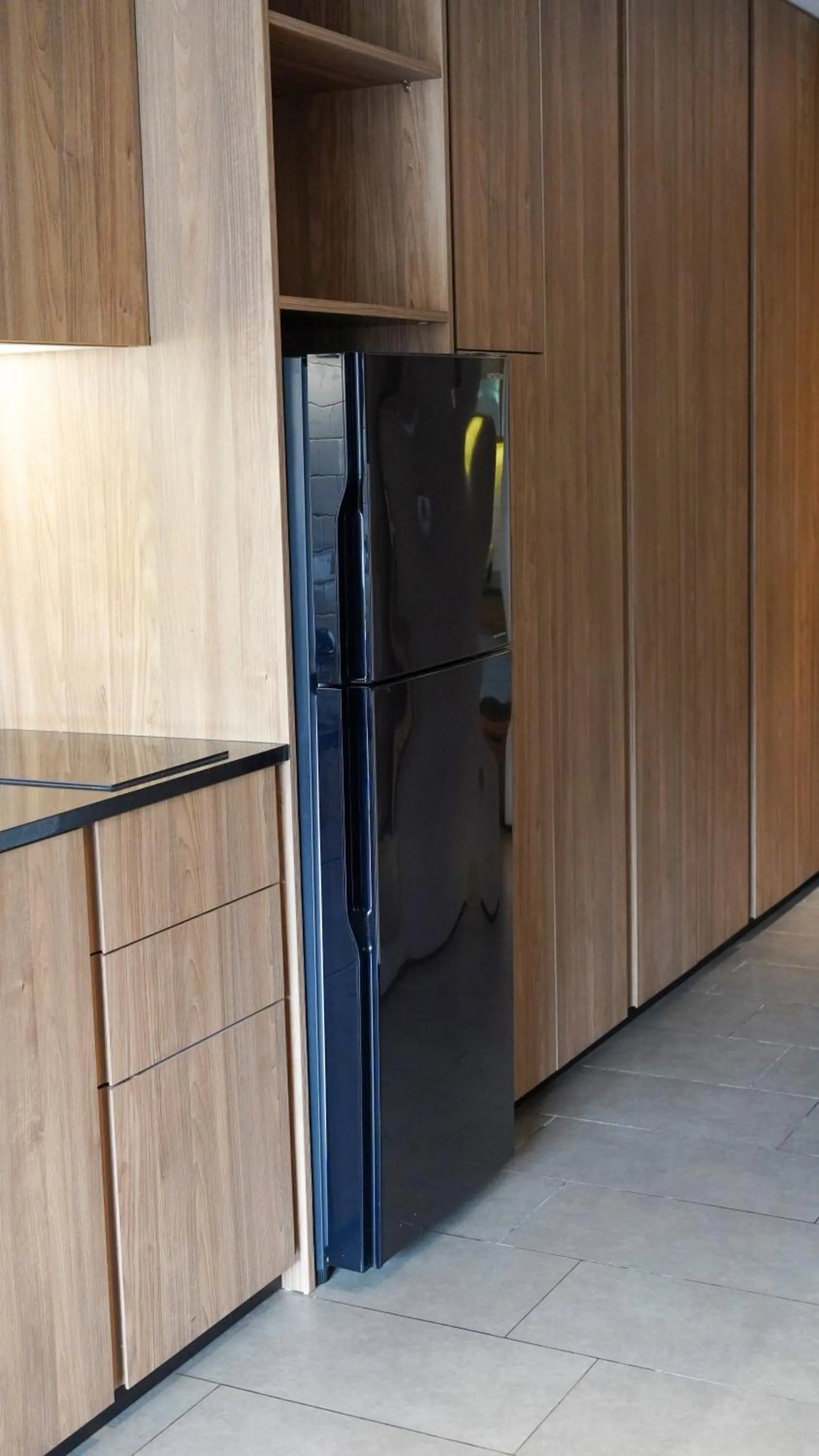 Kitchen or kitchenette in Nagomi Suites & Hotel