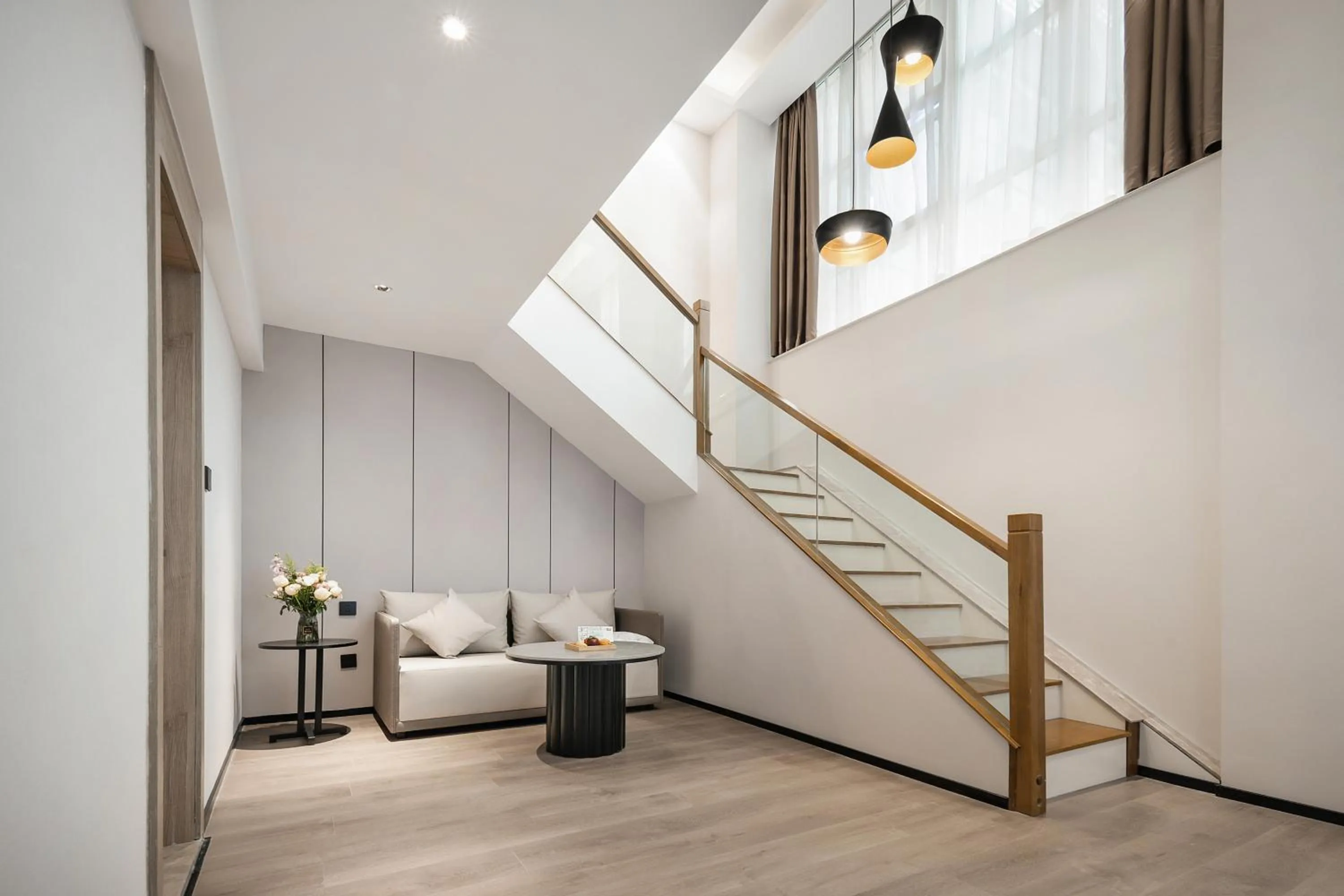 Living room in Atour Hotel Chengdu New Convention and Exhibition Center Branch