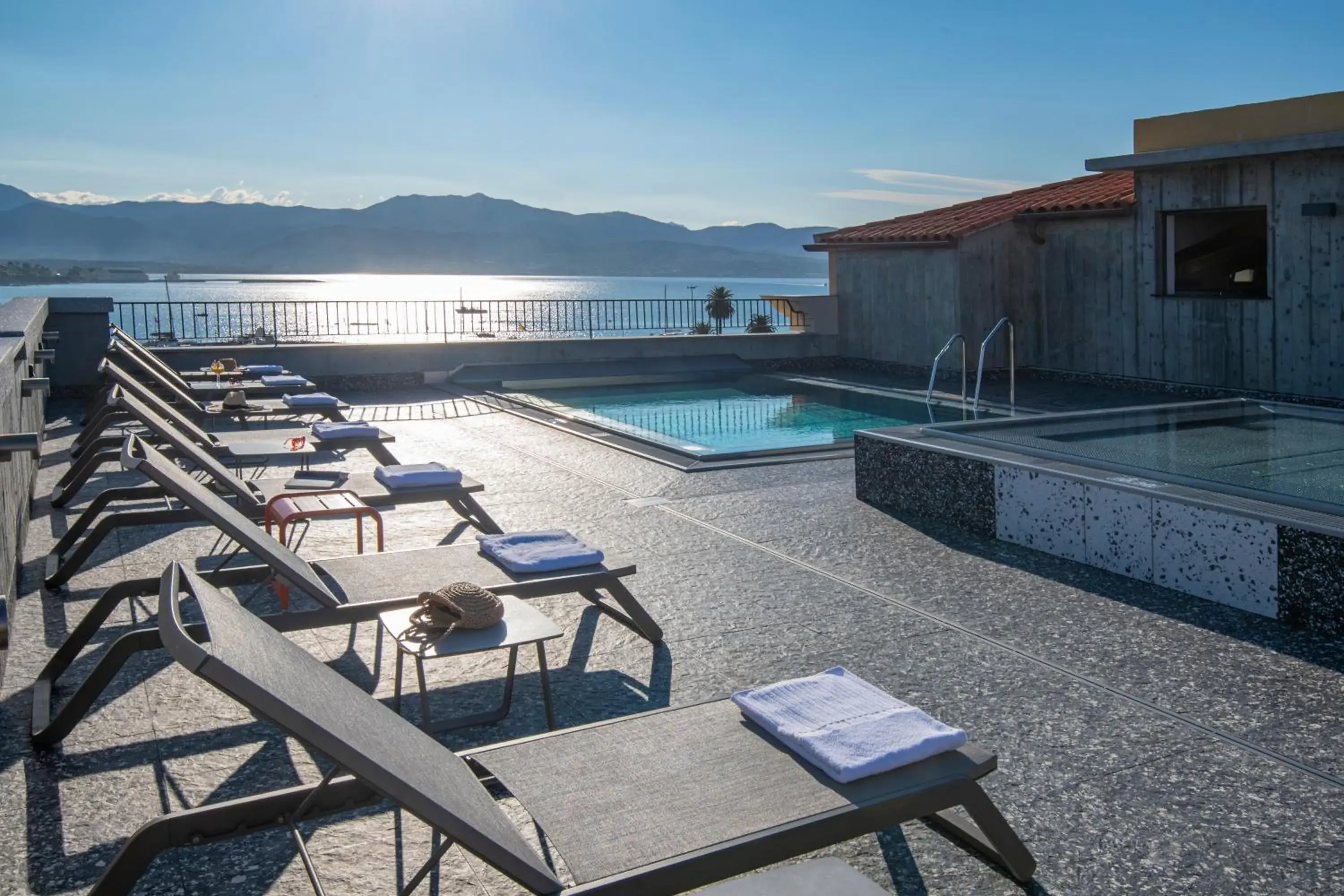 Pool view in ibis Styles Ajaccio Napoleon Pool view in ibis Styles Ajaccio Napoleon