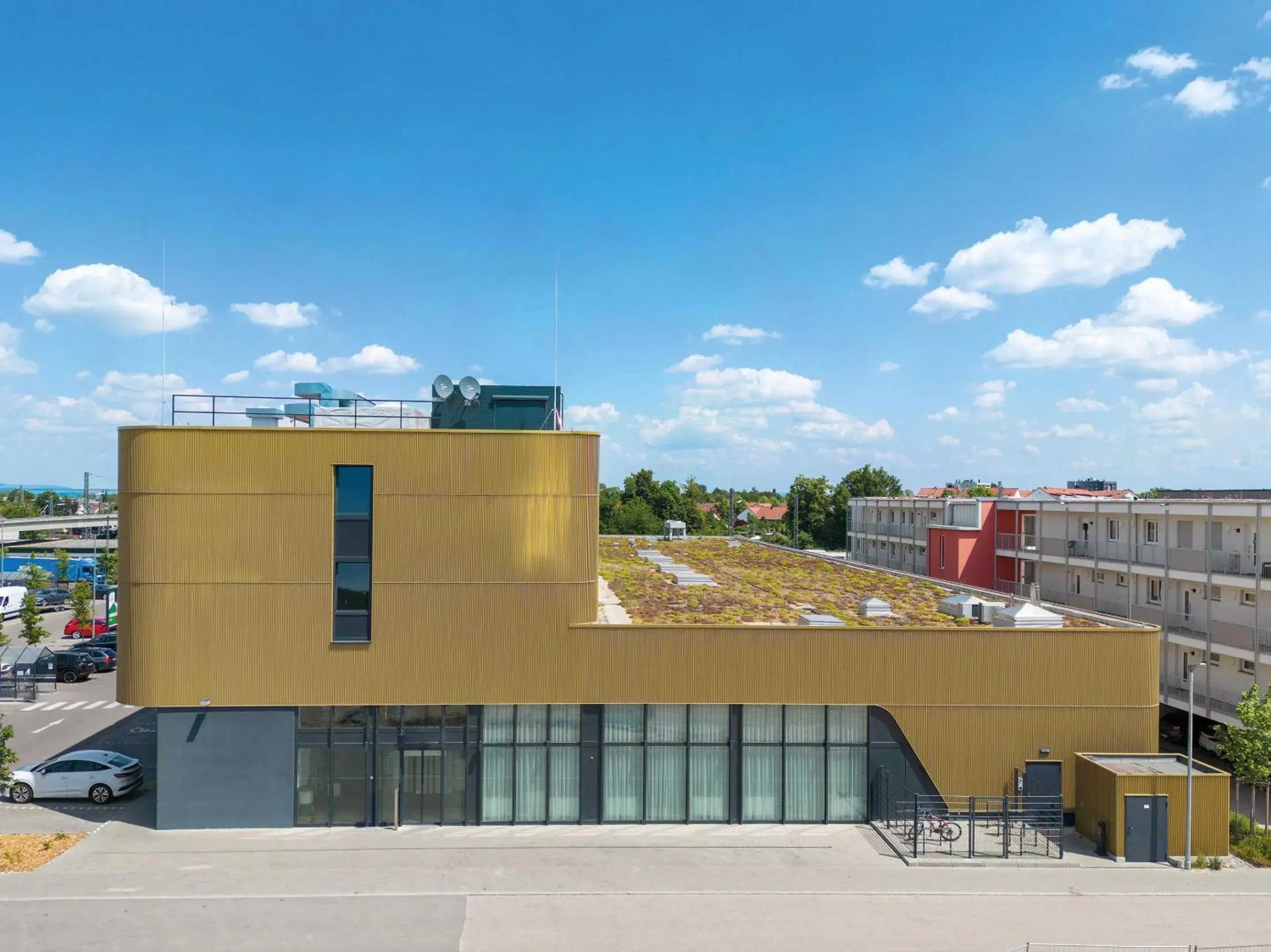 Property building in Hey Lou Hotel Nördlingen Property building in Hey Lou Hotel Nördlingen