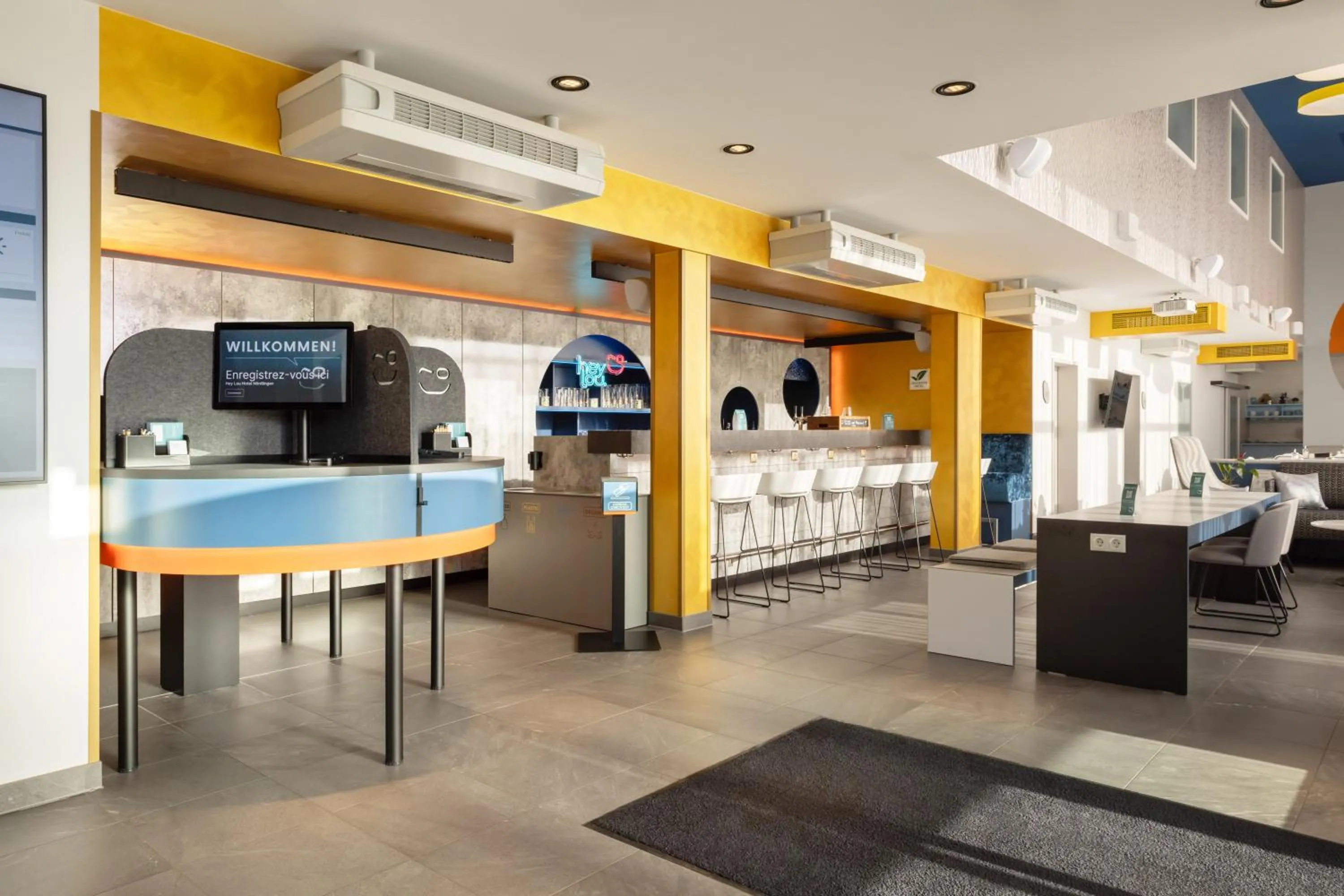 Lobby or reception in Hey Lou Hotel Nördlingen