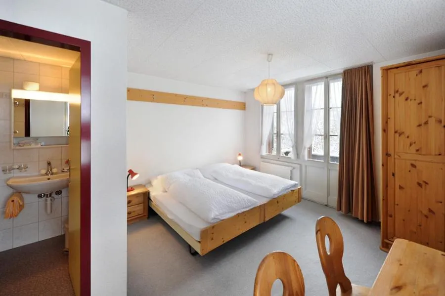 Bedroom, Bed in Hotel Sternen Budget