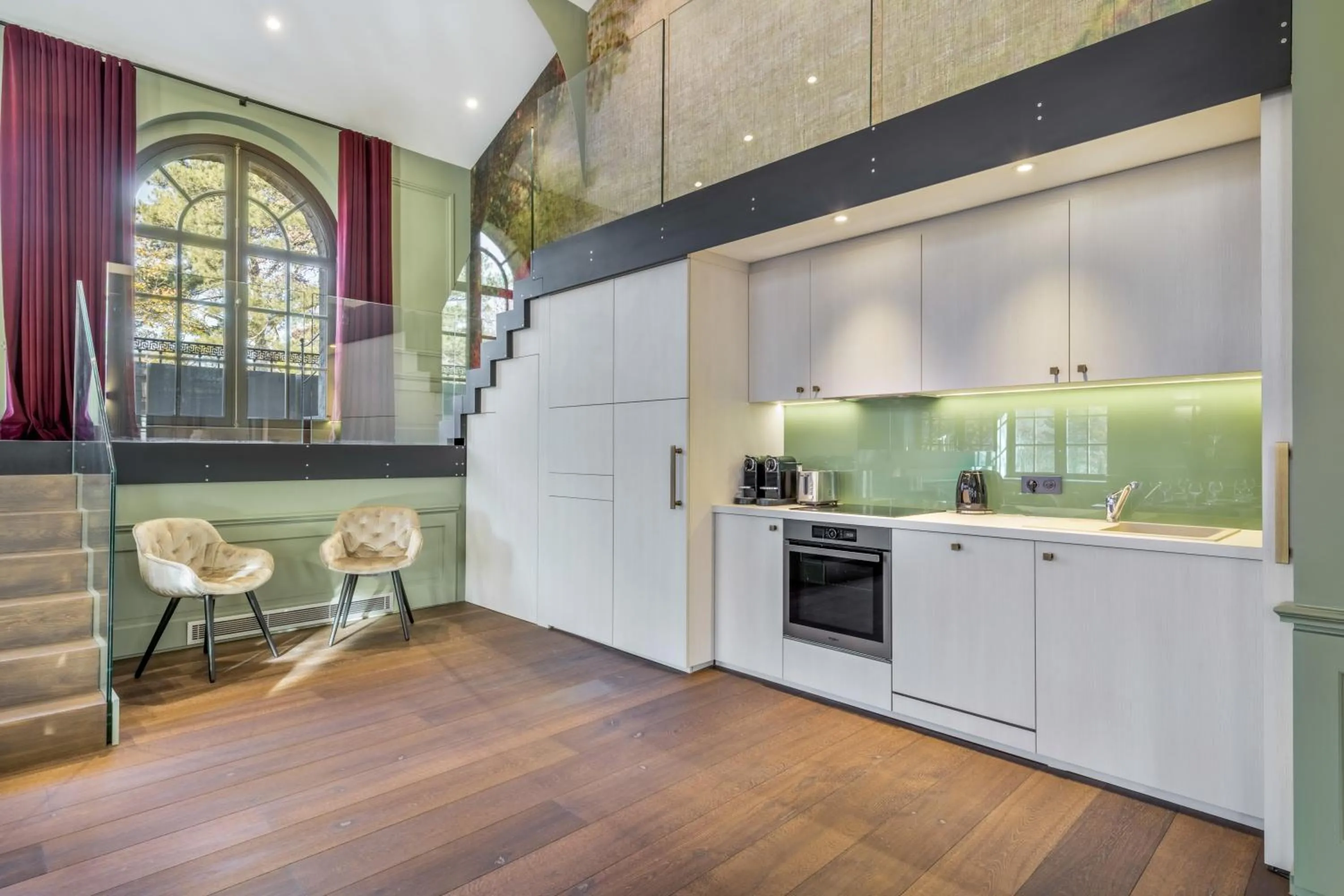 kitchen in Les Suites de l'Ile Barbe