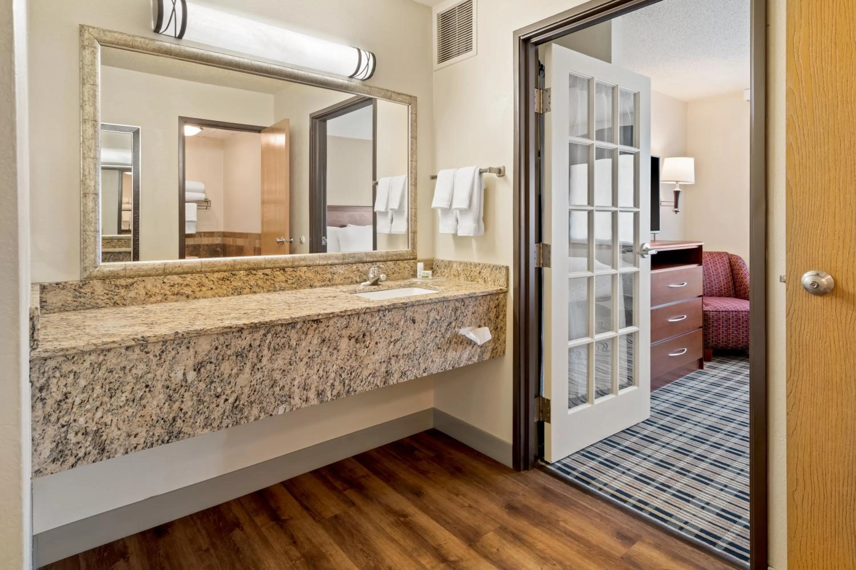 Bathroom in AmericInn by Wyndham Dickinson