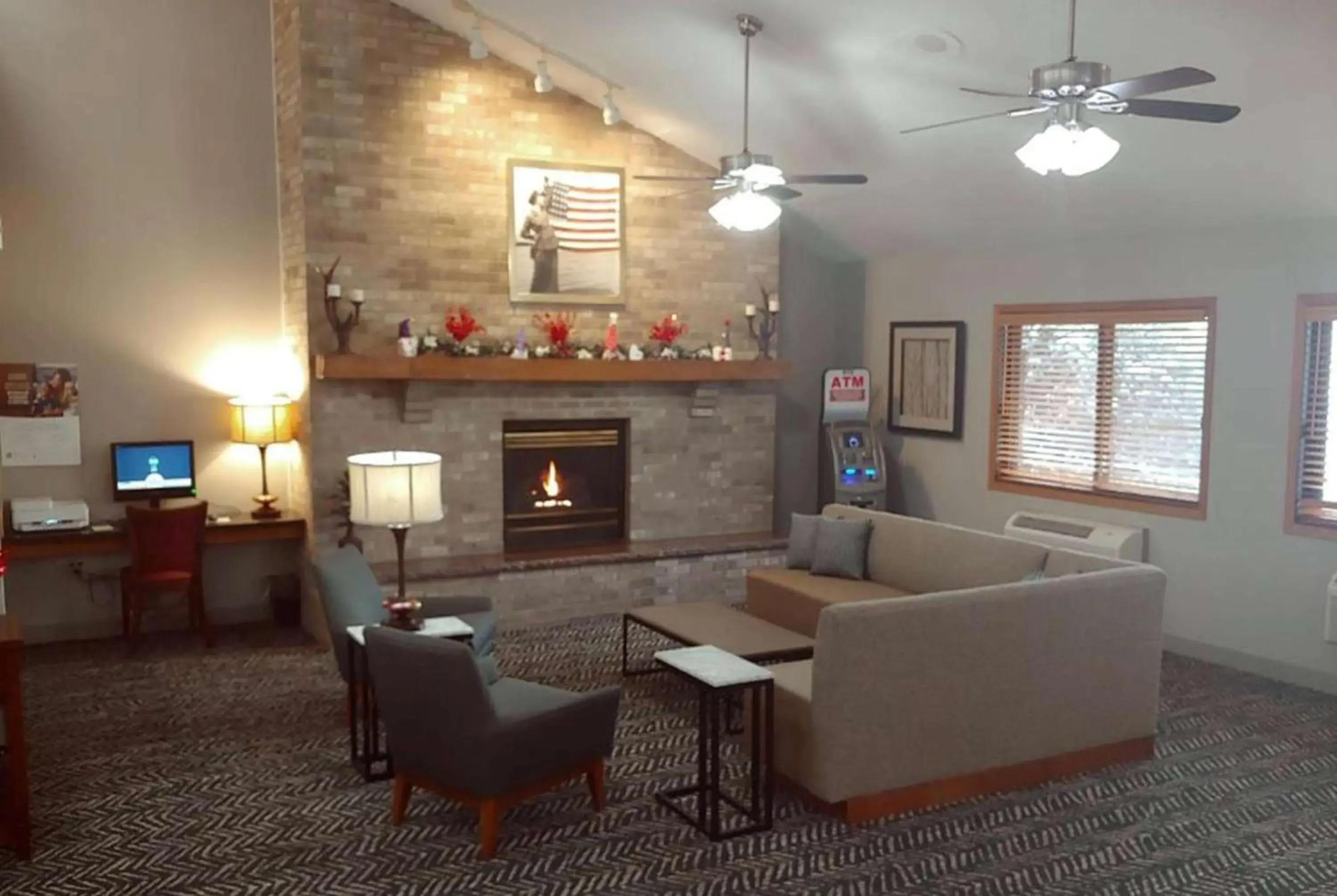 Lobby or reception in AmericInn by Wyndham Dickinson Lobby or reception in AmericInn by Wyndham Dickinson