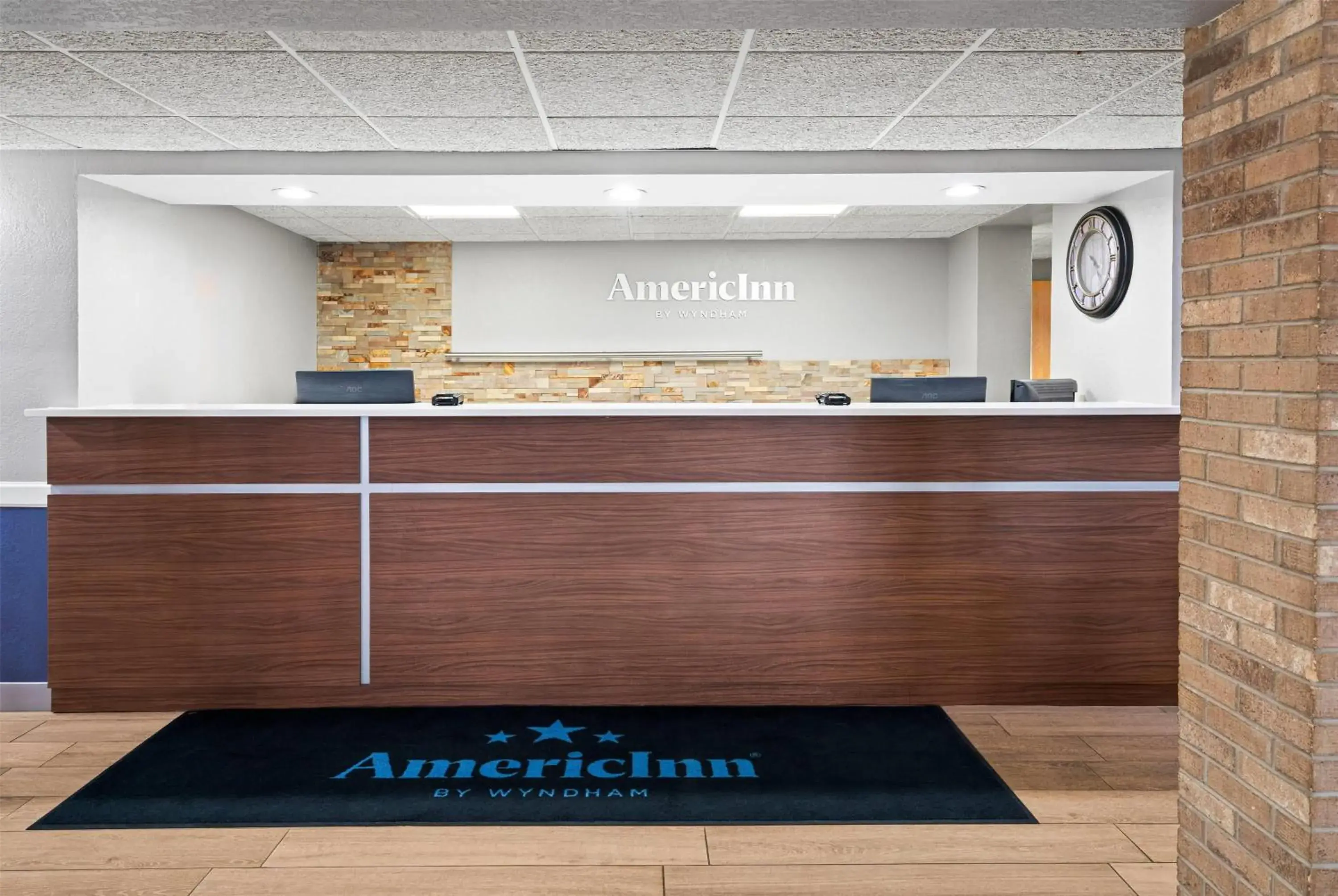 Lobby or reception in AmericInn by Wyndham Dickinson Lobby or reception in AmericInn by Wyndham Dickinson