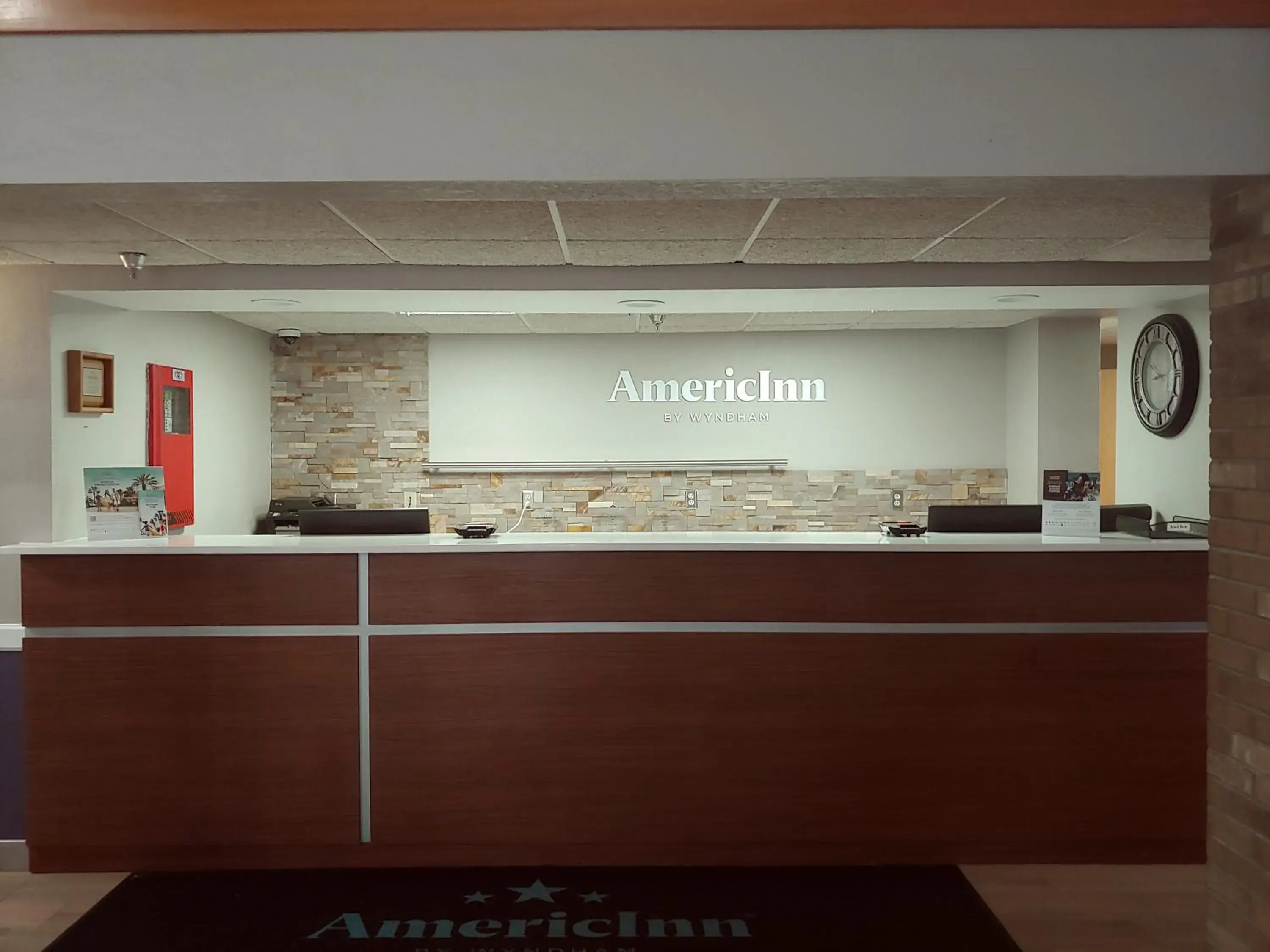 Lobby or reception in AmericInn by Wyndham Dickinson Lobby or reception in AmericInn by Wyndham Dickinson