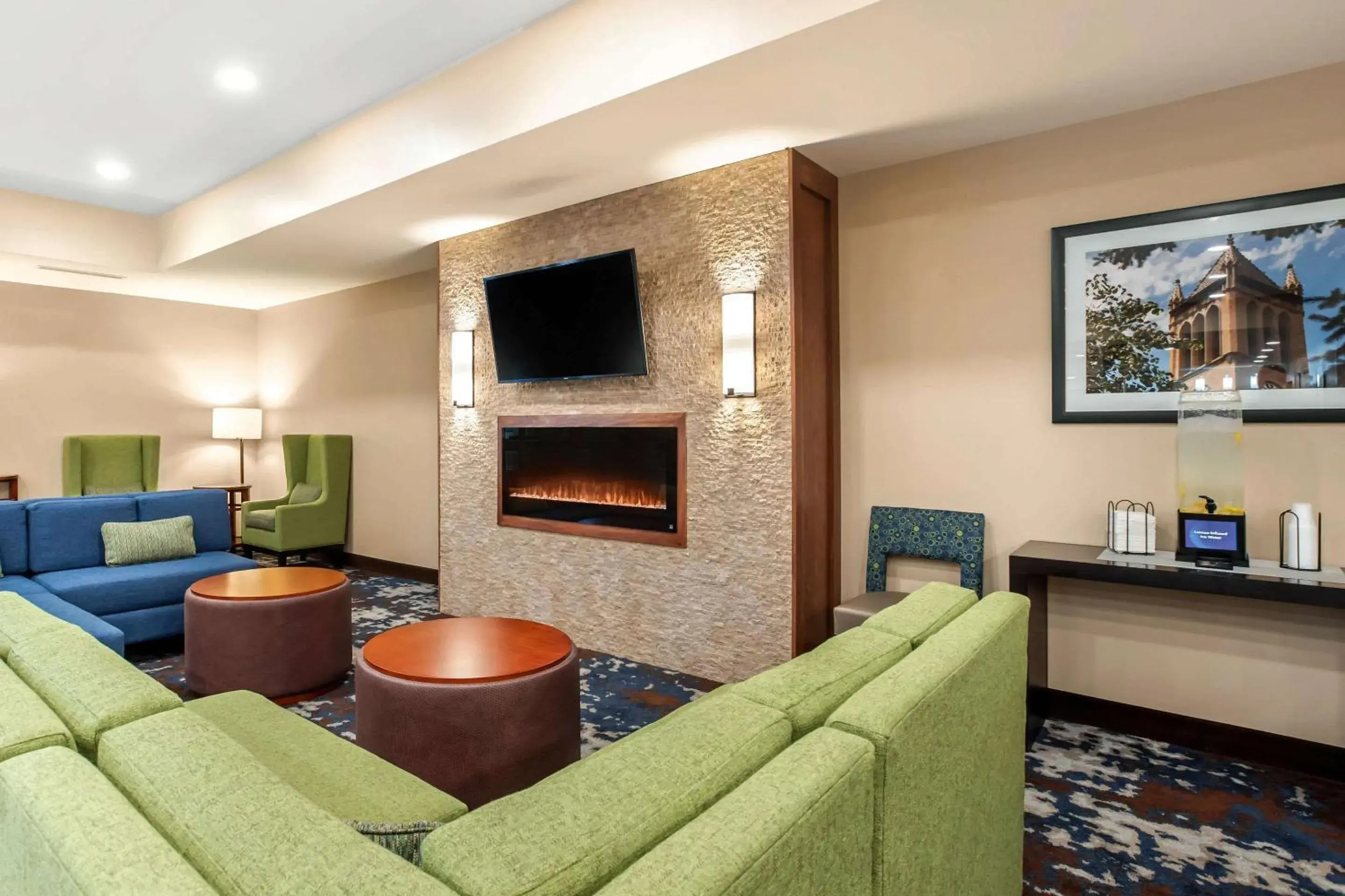 Lobby or reception in Comfort Inn & Suites Ames near ISU Campus Lobby or reception in Comfort Inn & Suites Ames near ISU Campus