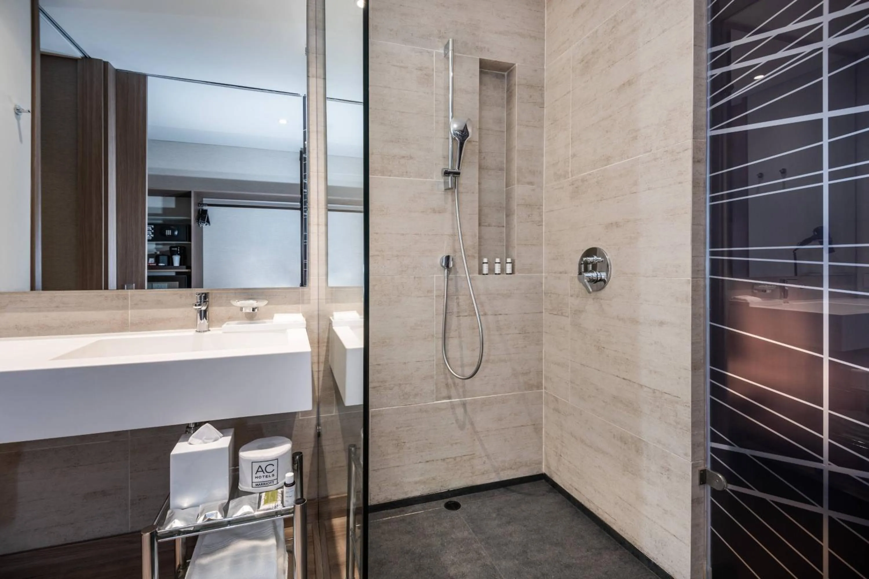 Bathroom in AC Hotel by Marriott Bogota Zona T