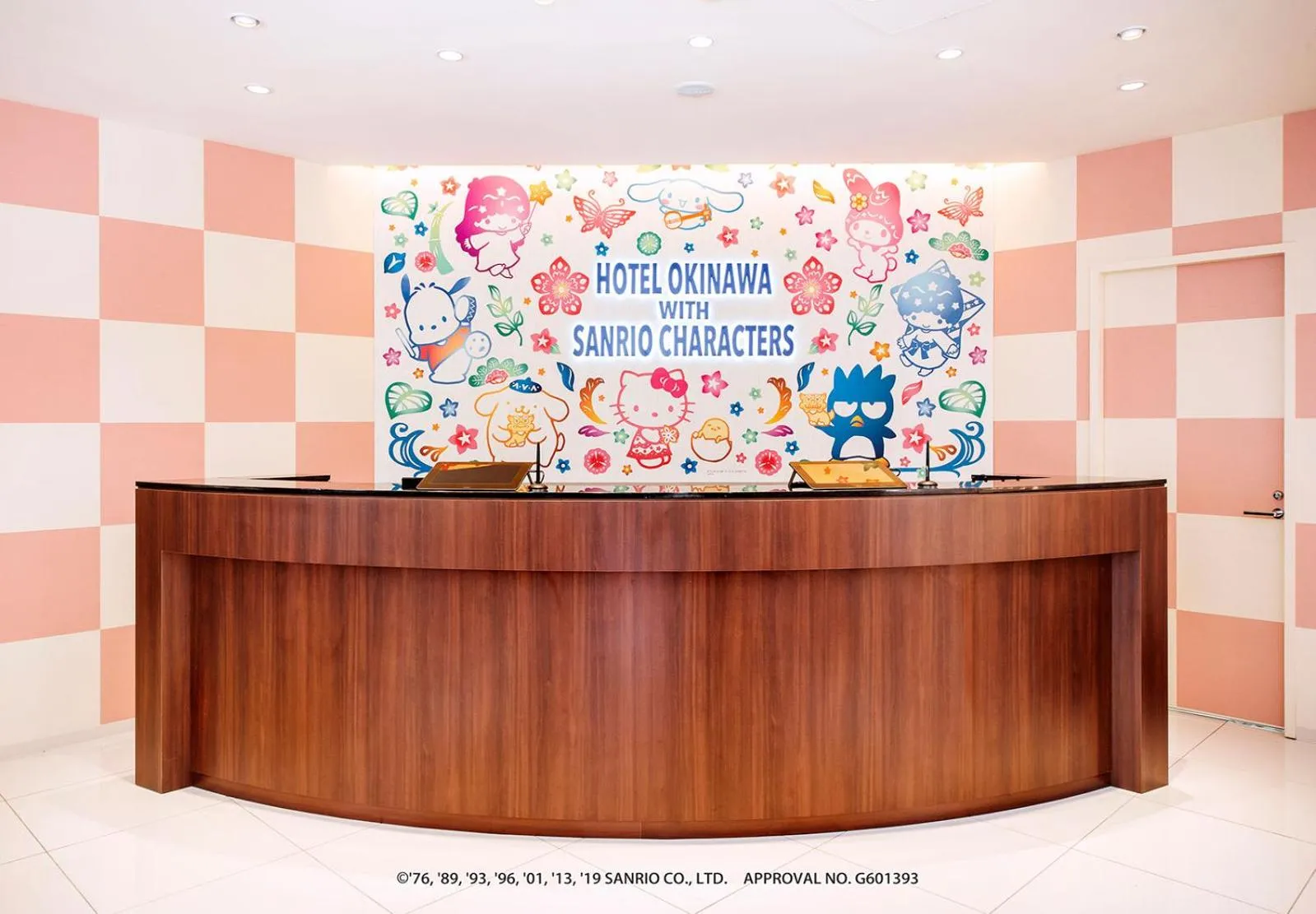Lobby or reception in HOTEL OKINAWA WITH SANRIO CHARACTERS