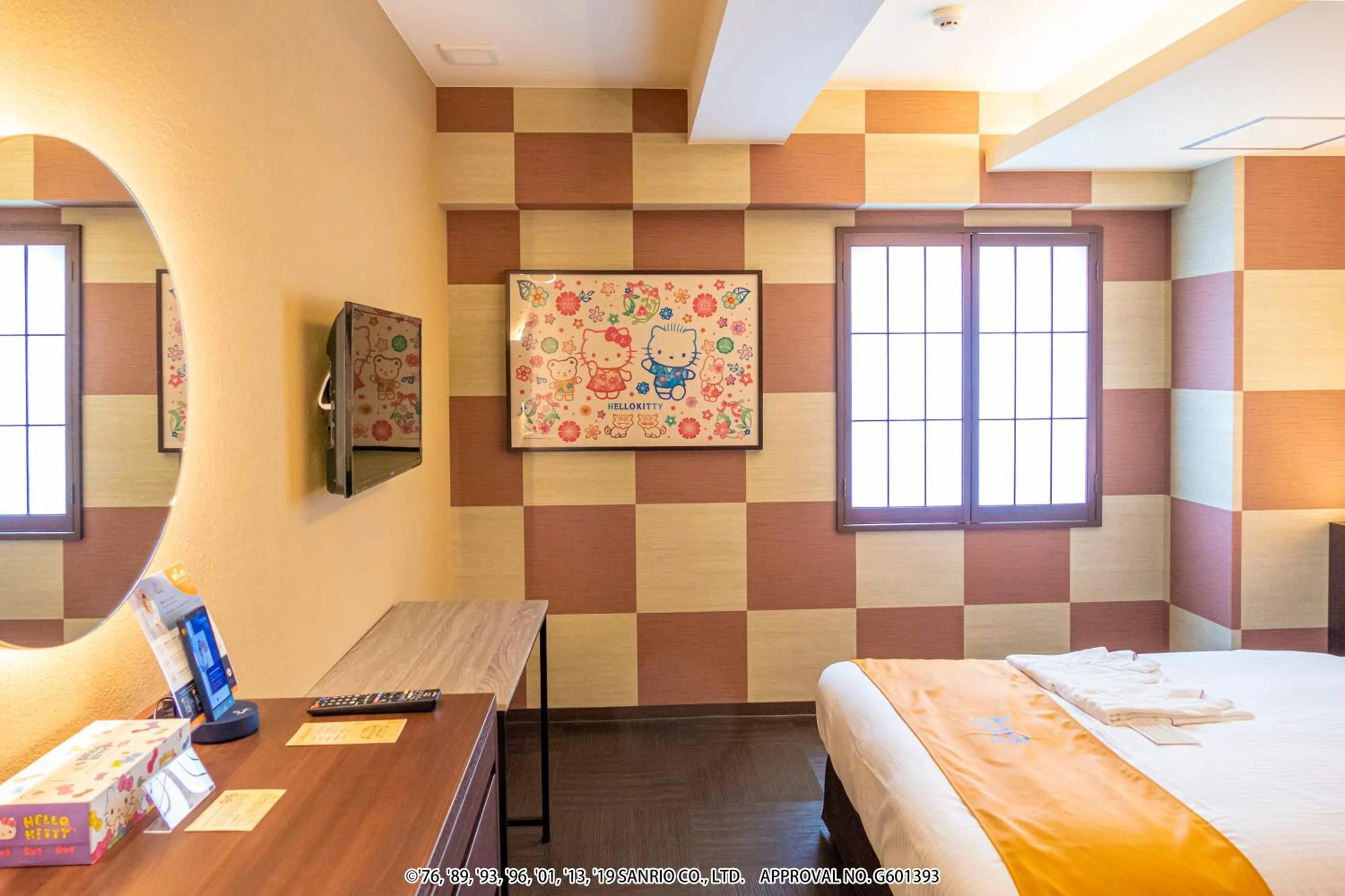 Photo of the whole room, Bed in HOTEL OKINAWA WITH SANRIO CHARACTERS