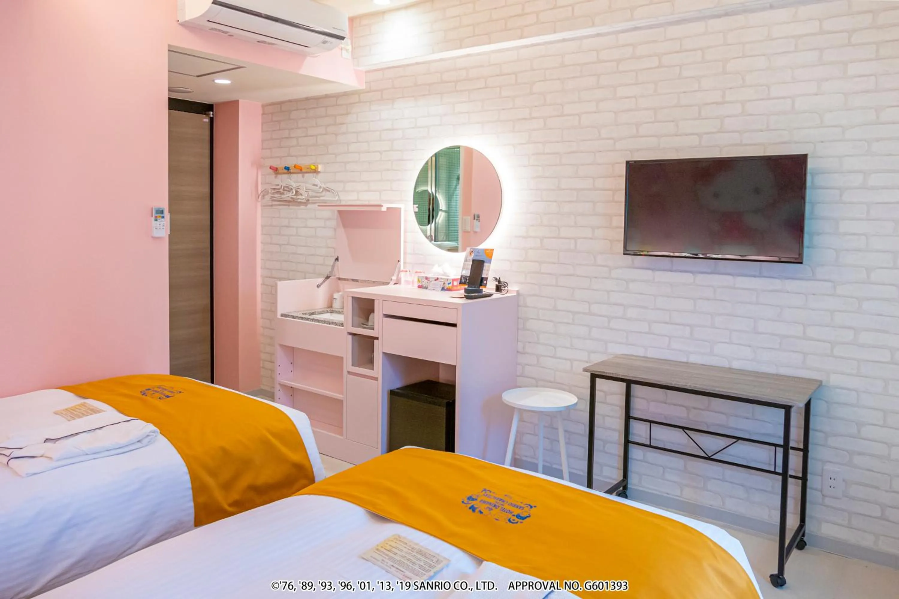 Photo of the whole room, Bed in HOTEL OKINAWA WITH SANRIO CHARACTERS