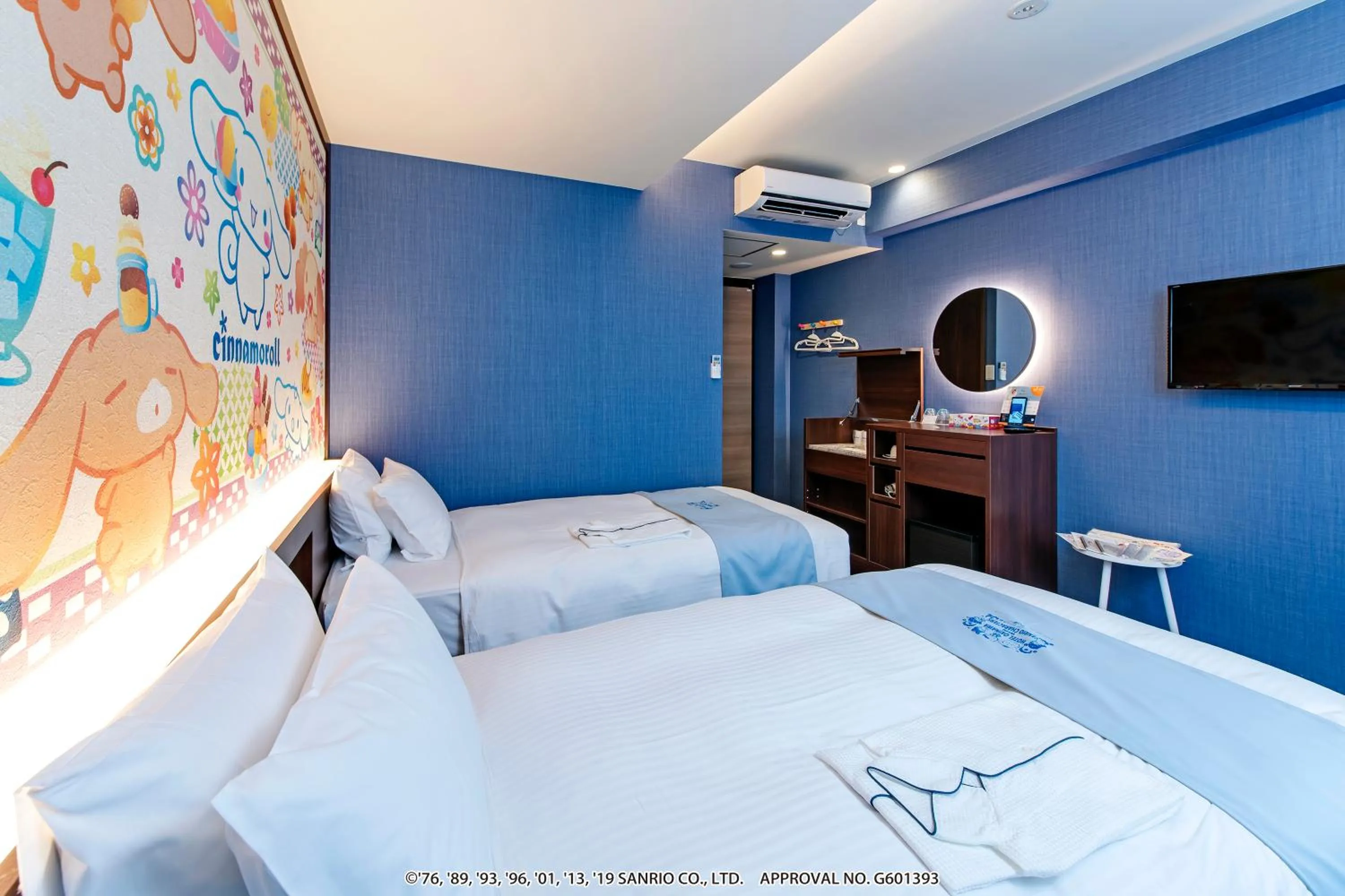 Photo of the whole room, Bed in HOTEL OKINAWA WITH SANRIO CHARACTERS