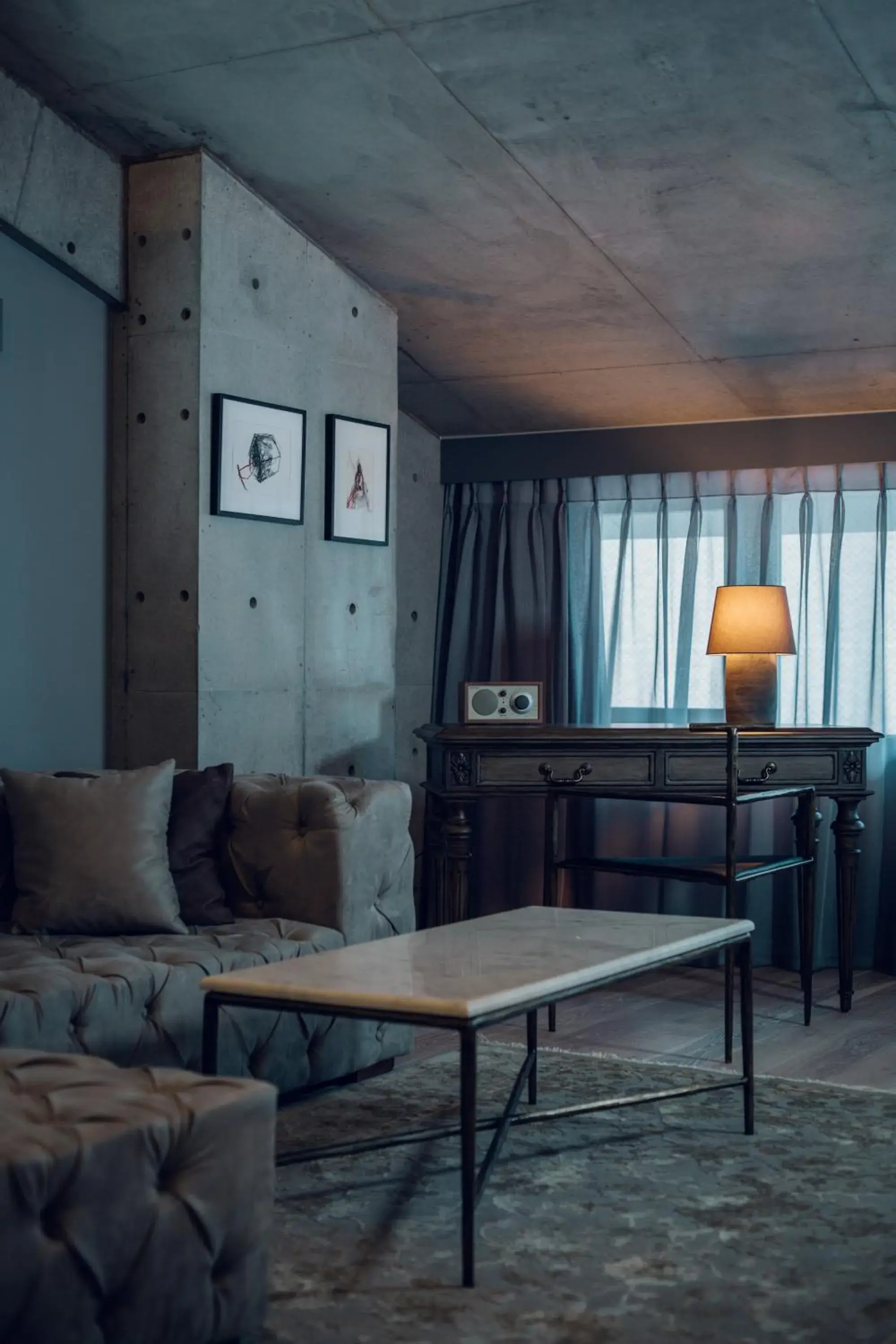 Living room in node hotel Living room in node hotel