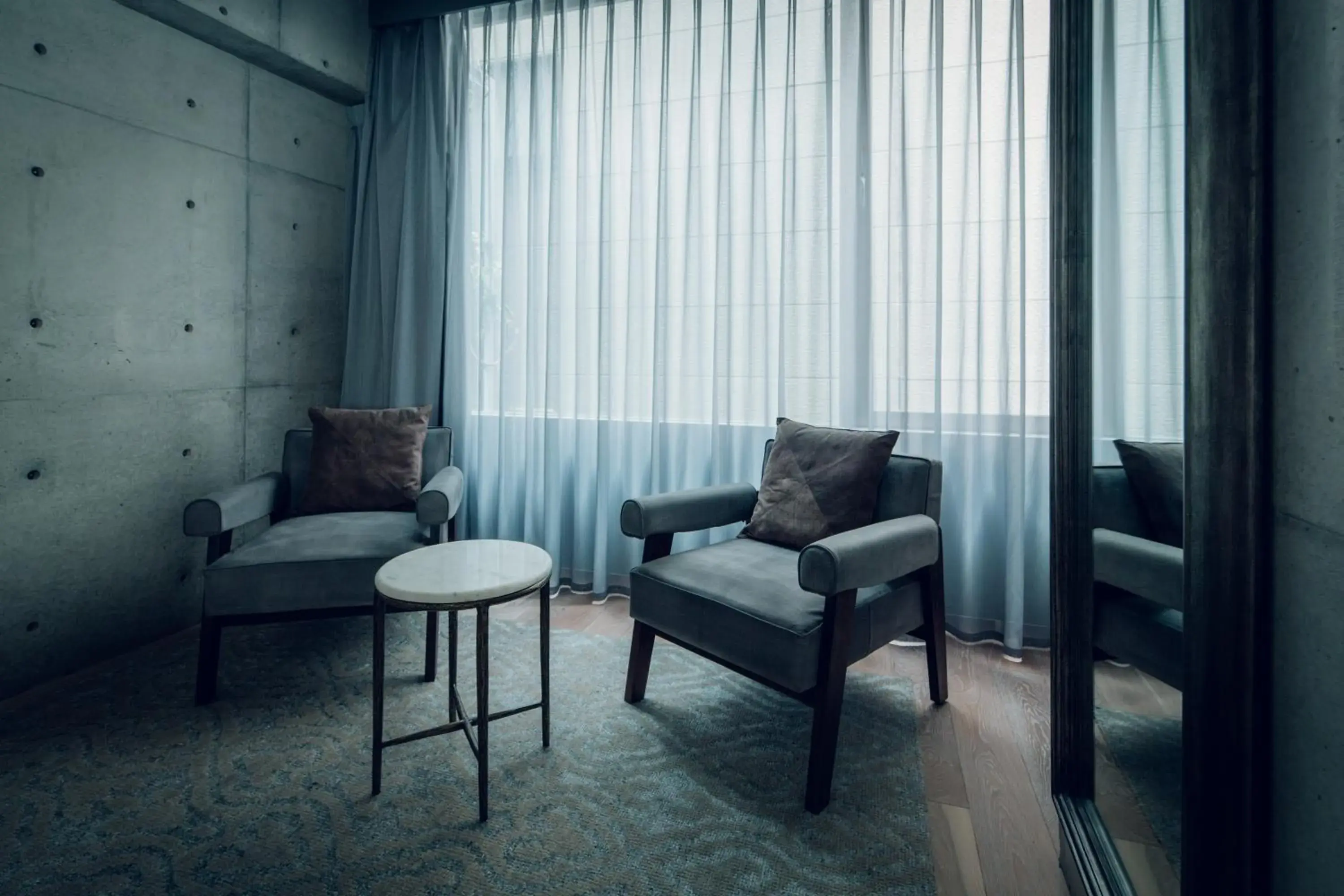 Living room in node hotel Living room in node hotel