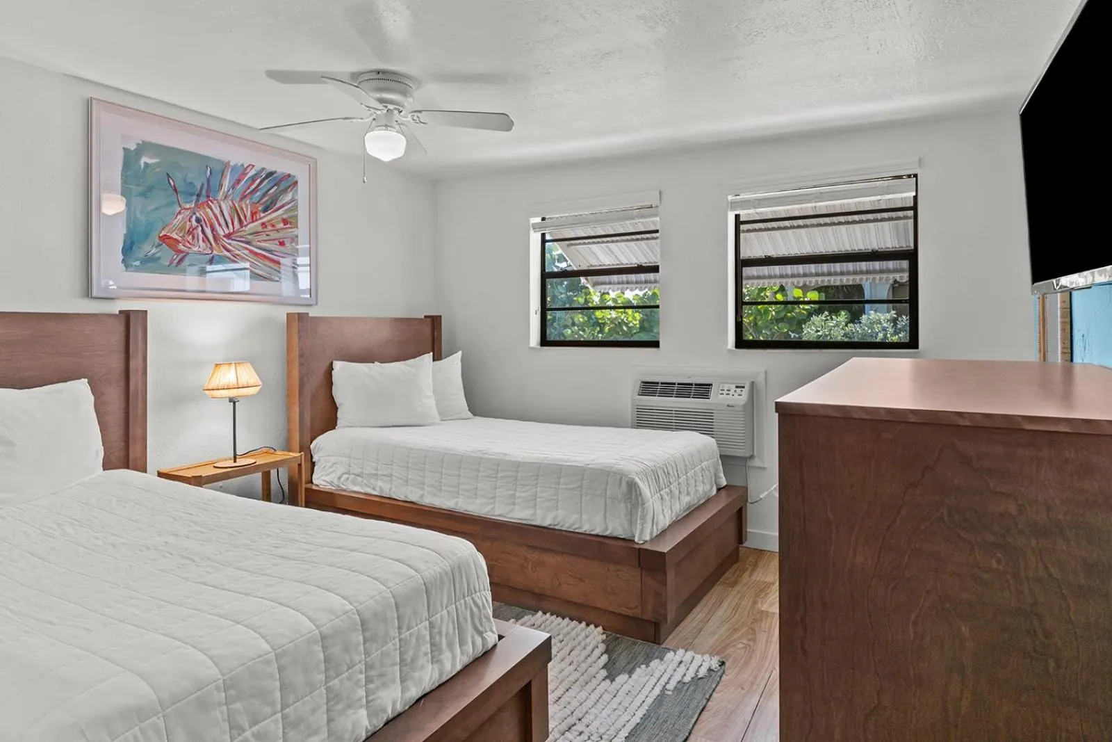 Bed in Parmer's Resort