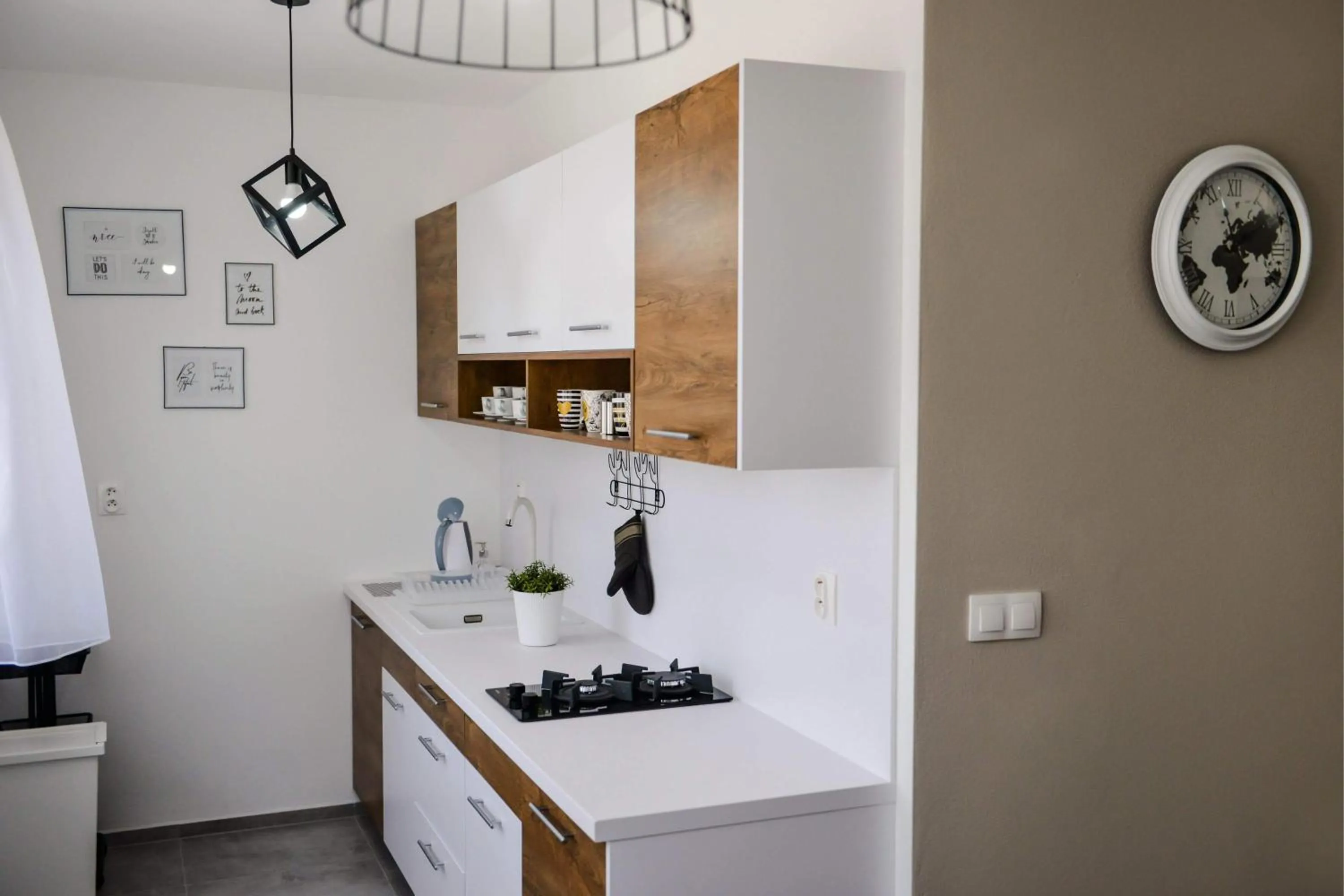 Kitchen or kitchenette in Penzión Fonte