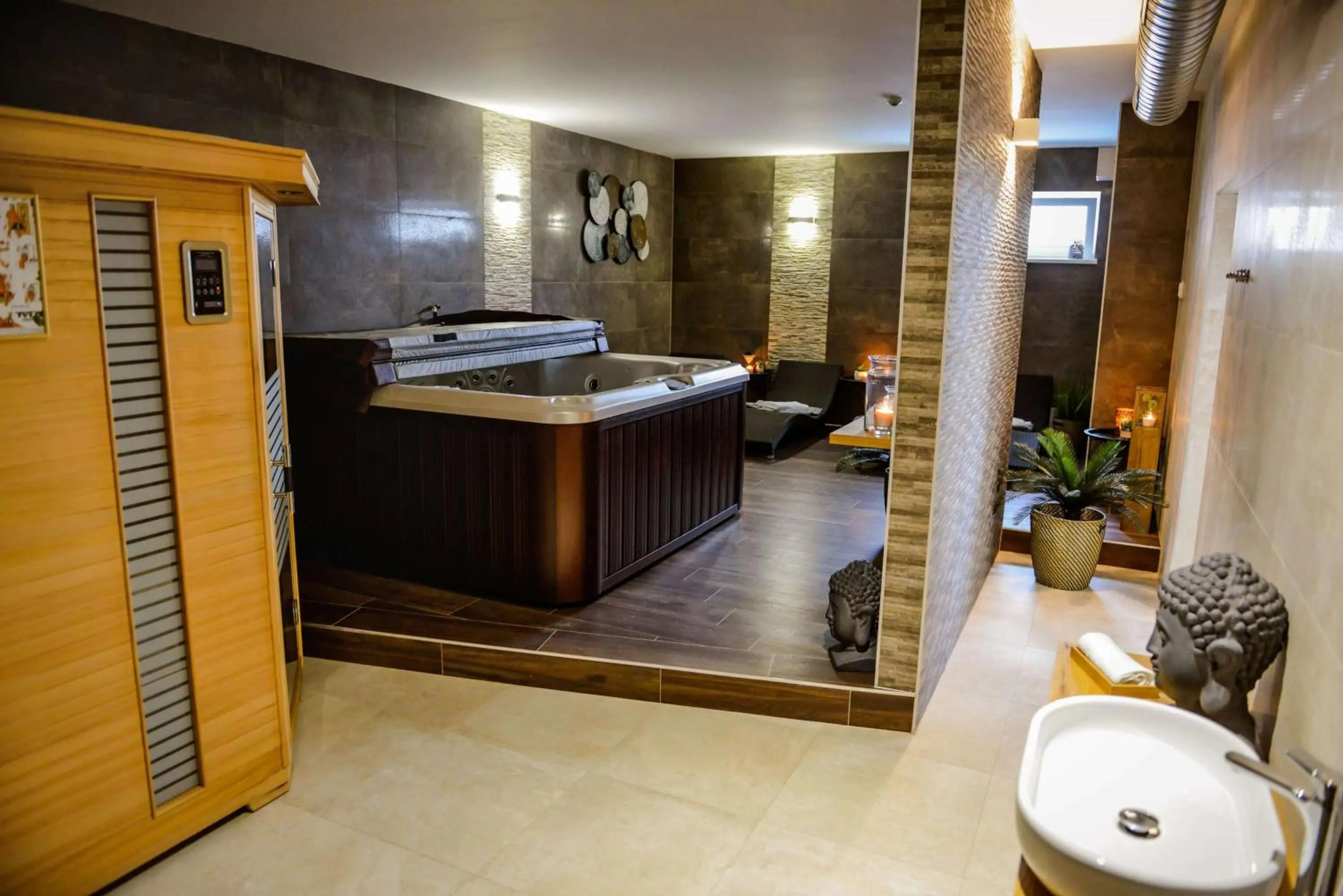 Hot Tub in Penzión Fonte