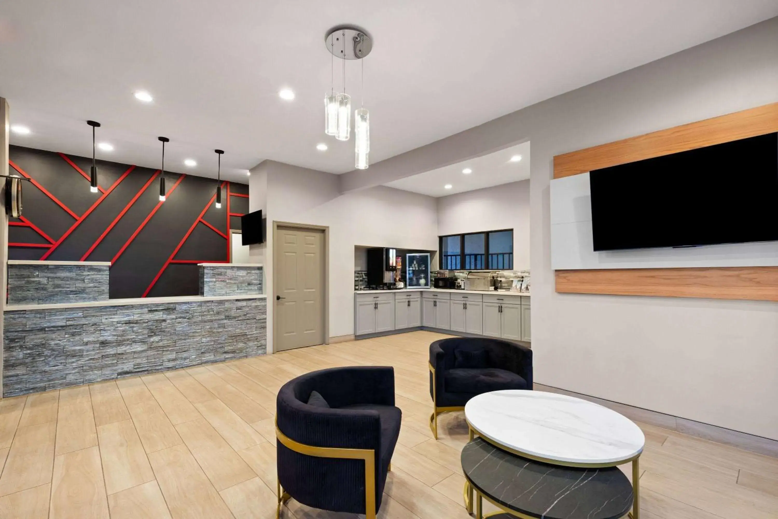 Lobby or reception in Ramada by Wyndham Bainbridge Lobby or reception in Ramada by Wyndham Bainbridge