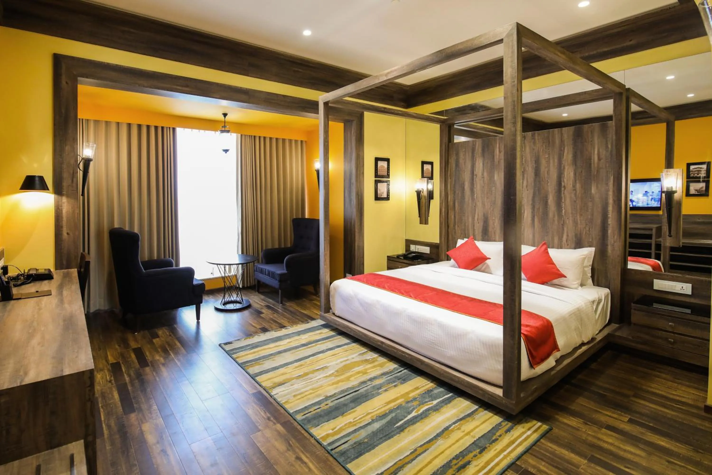 Photo of the whole room, Bed in Sayaji Rajkot