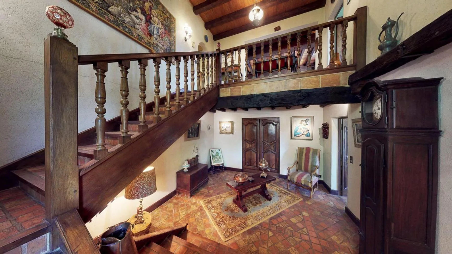 Lobby or reception in La Trappezienne