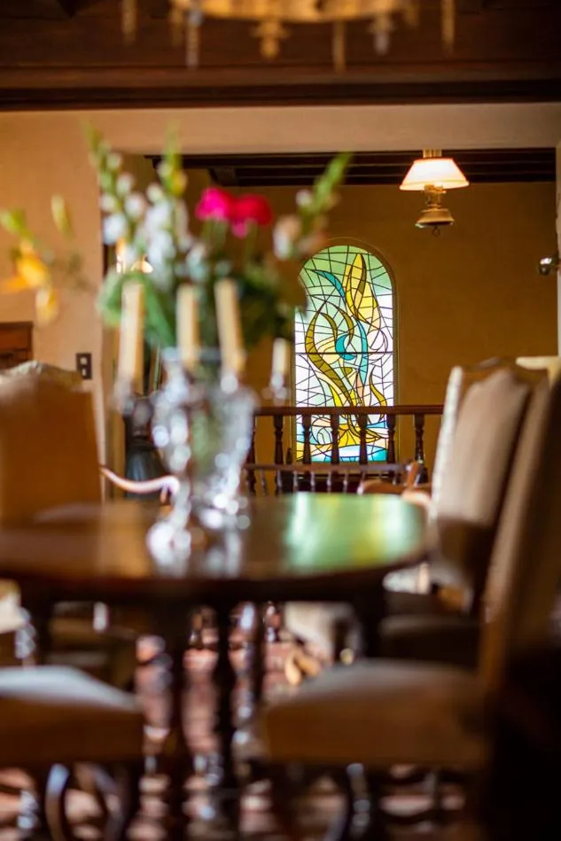 Dining area in La Trappezienne