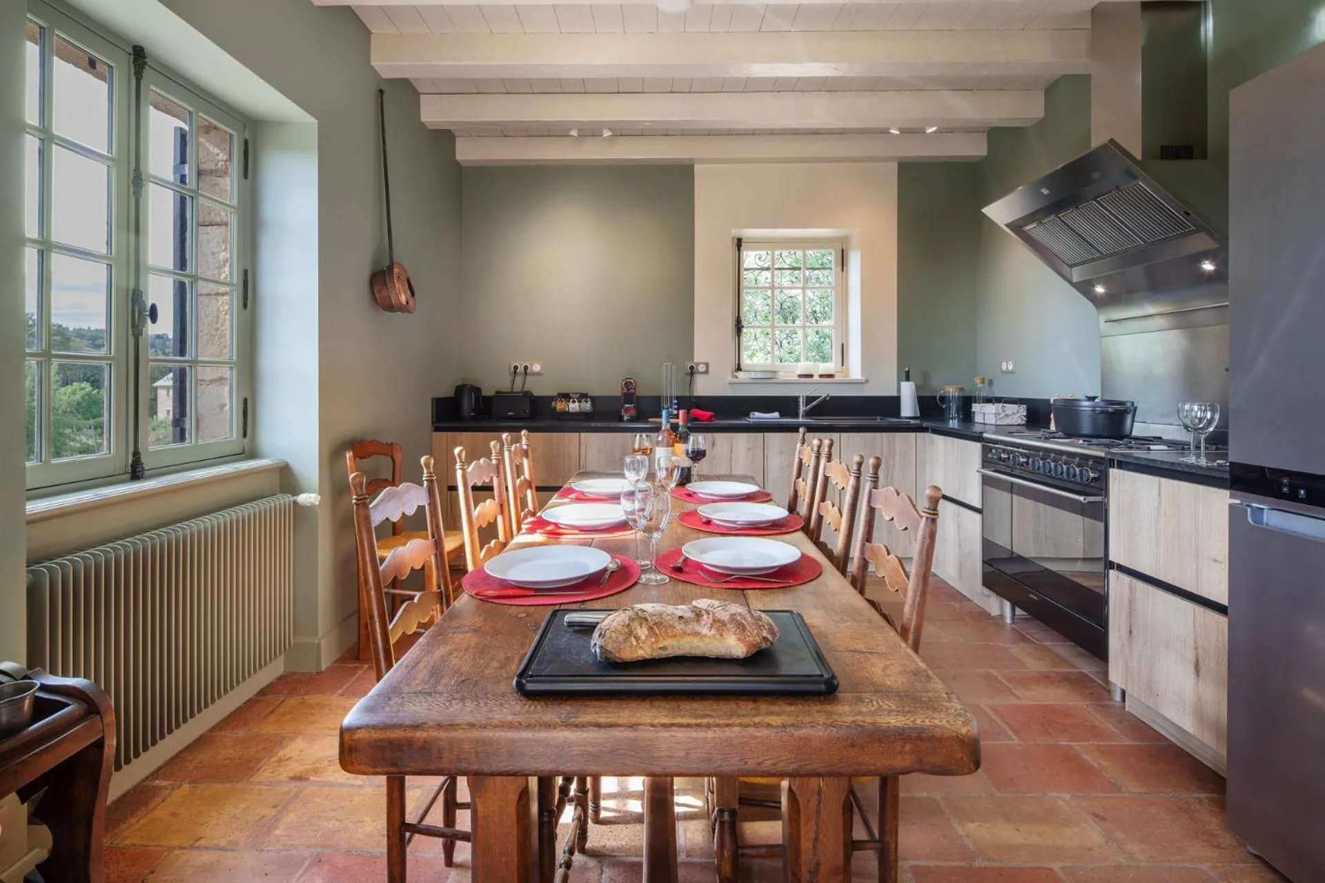Dining area in La Trappezienne