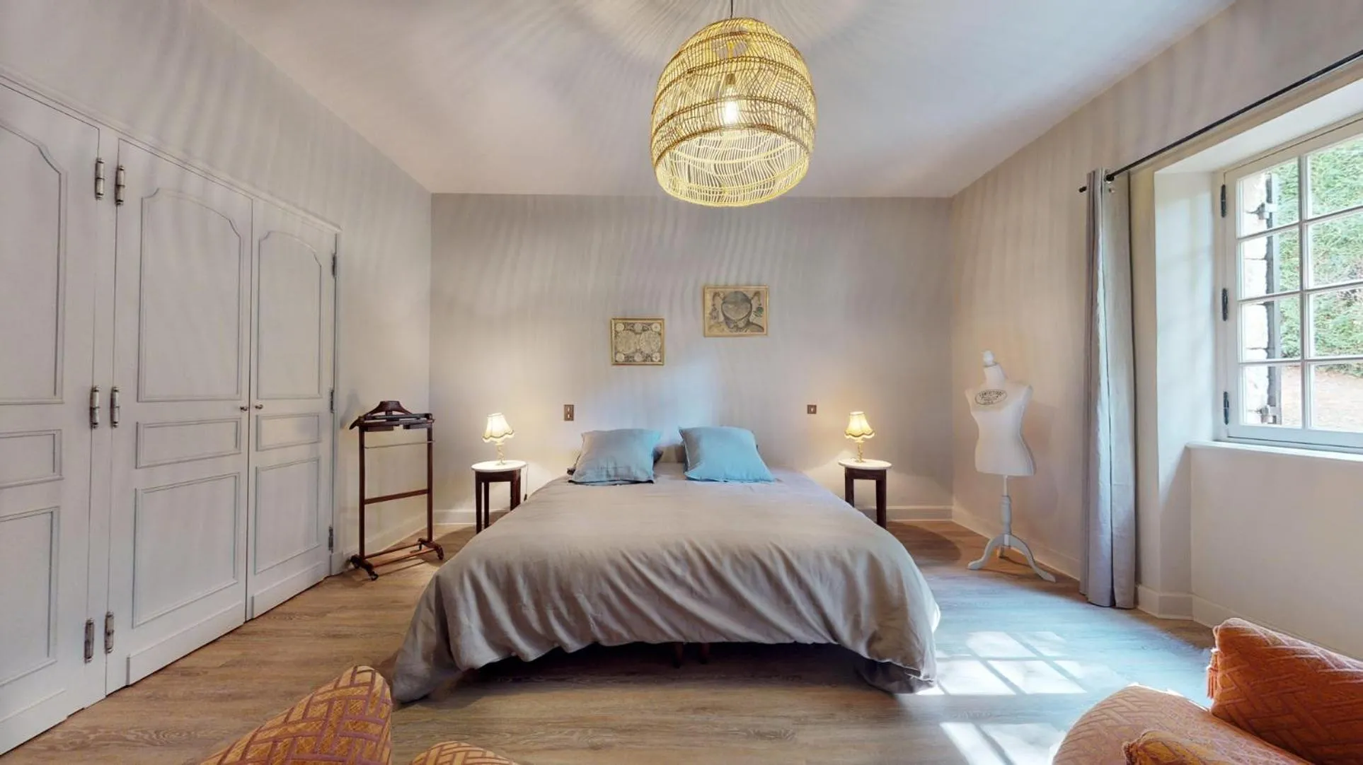 Bedroom, Bed in La Trappezienne