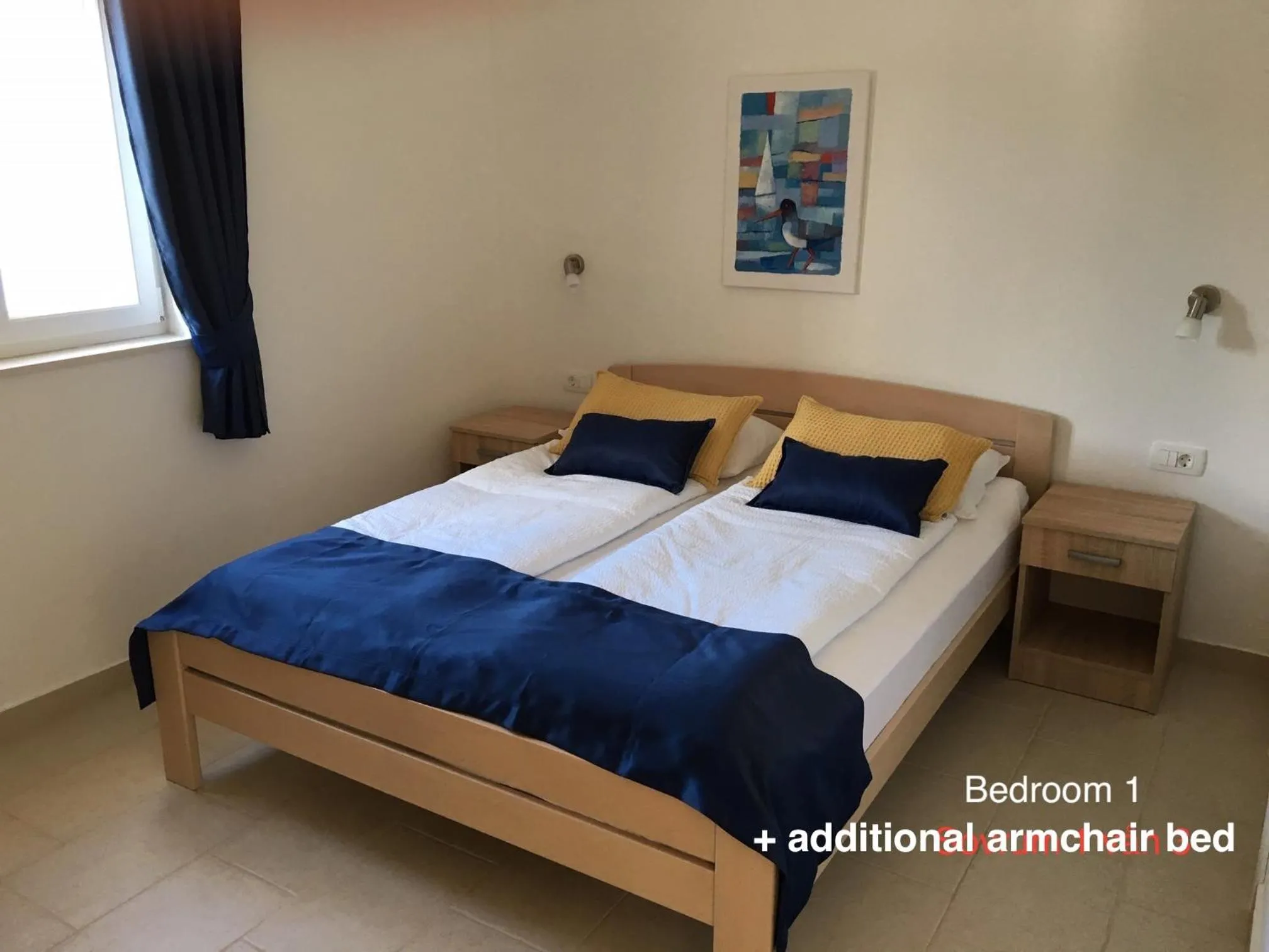 Bedroom, Bed in Villa More
