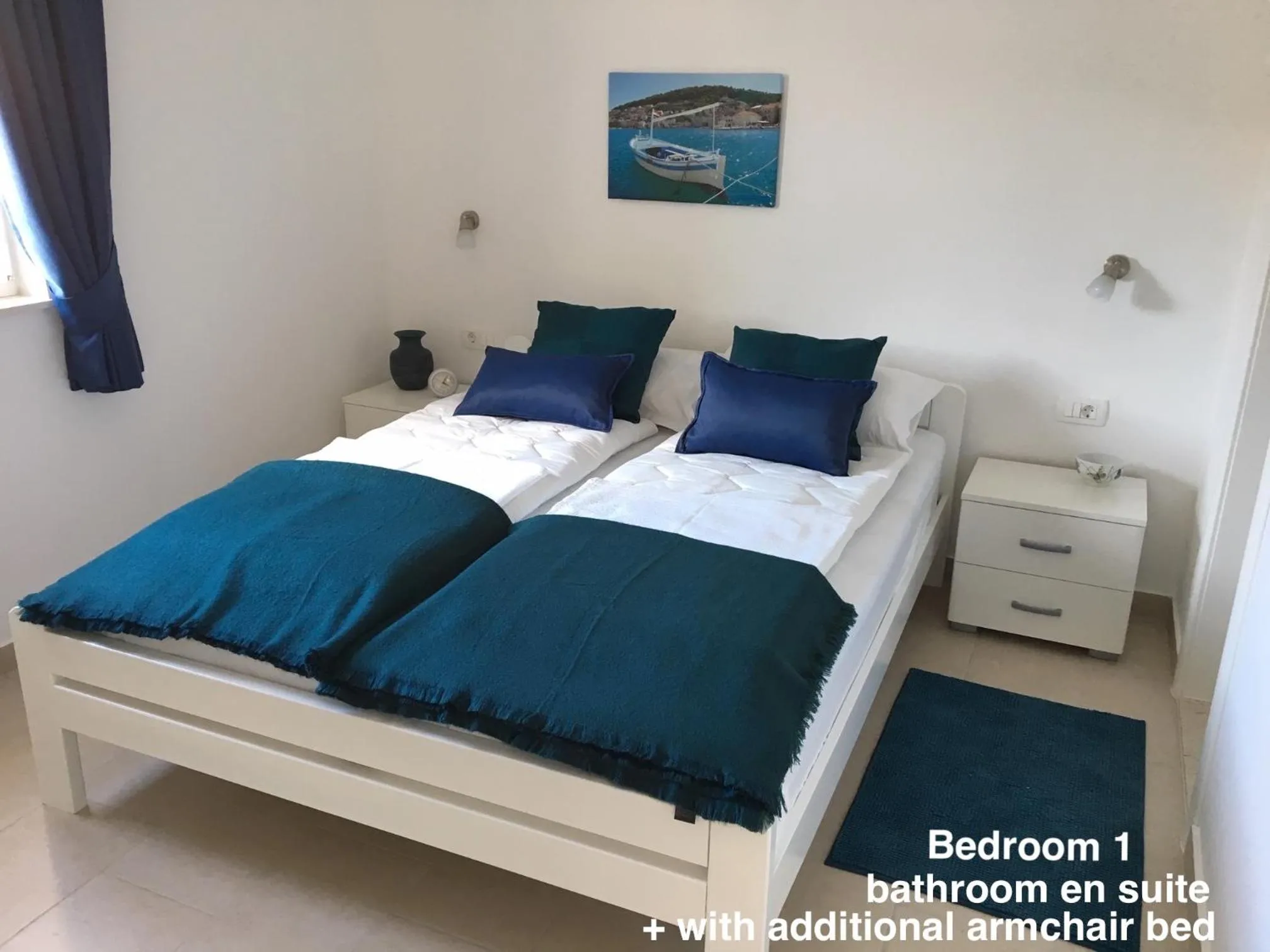 Bedroom, Bed in Villa More