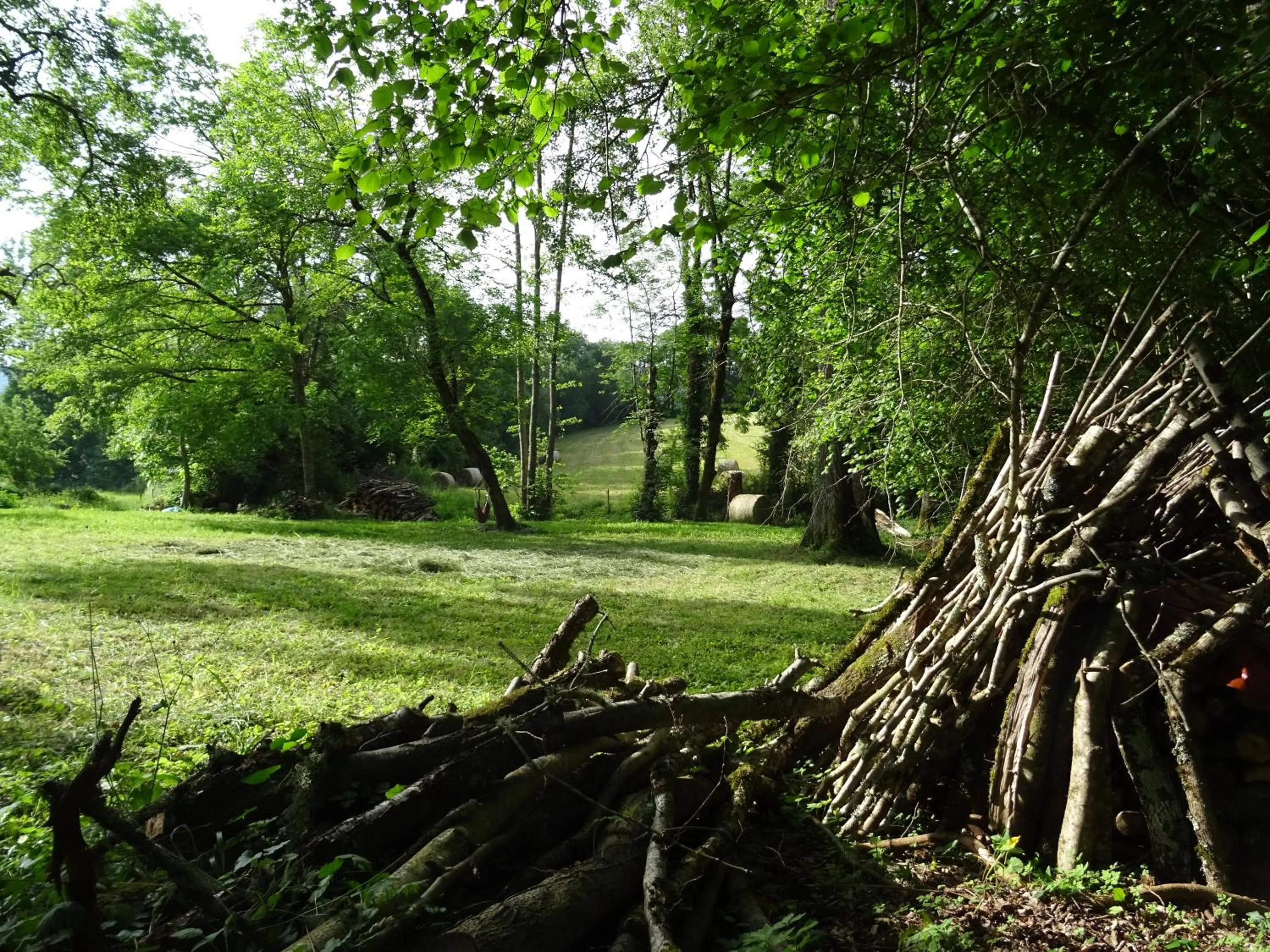Garden view in La Terralha