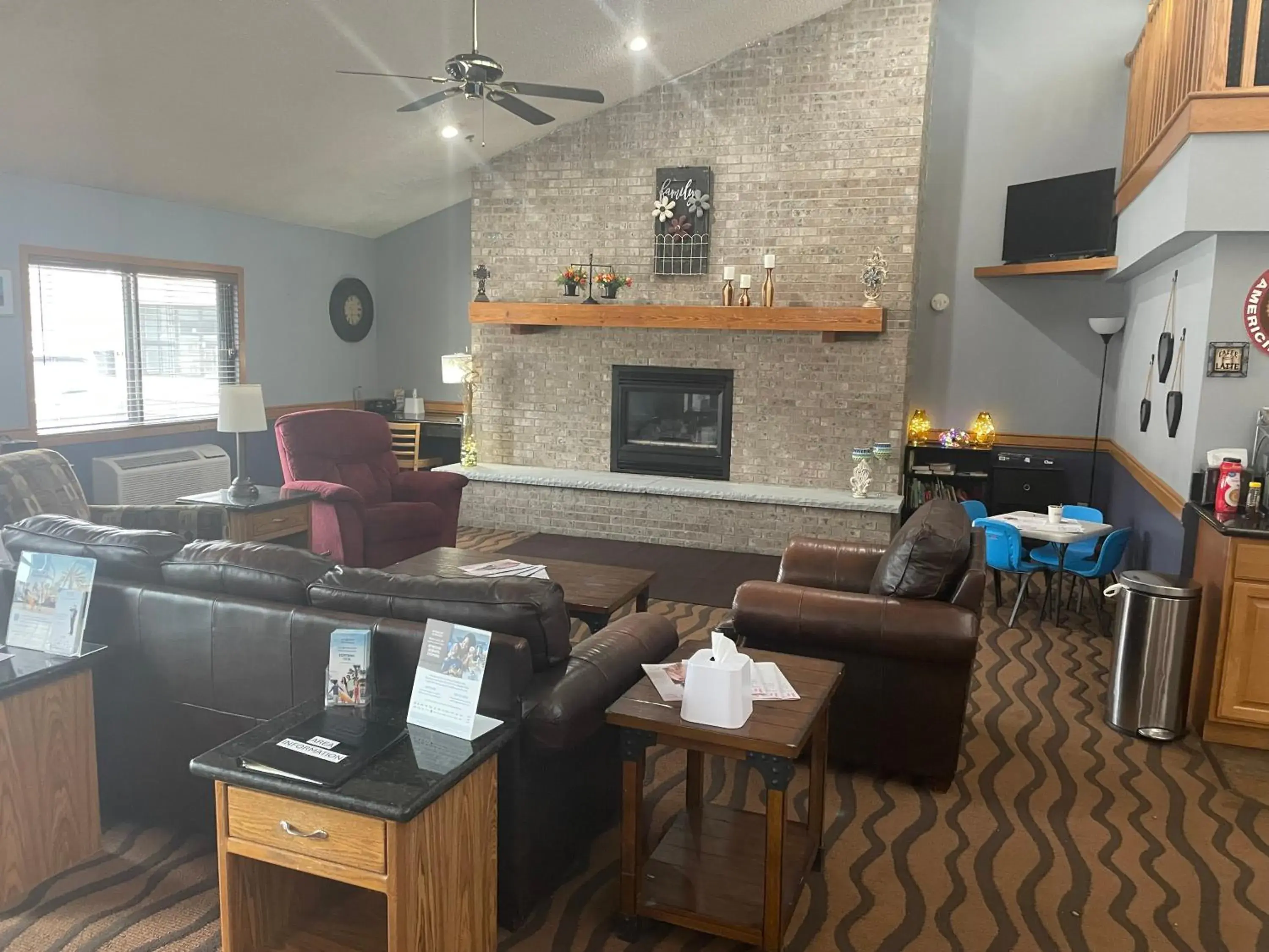 Lobby or reception in AmericInn by Wyndham Hartford WI Lobby or reception in AmericInn by Wyndham Hartford WI