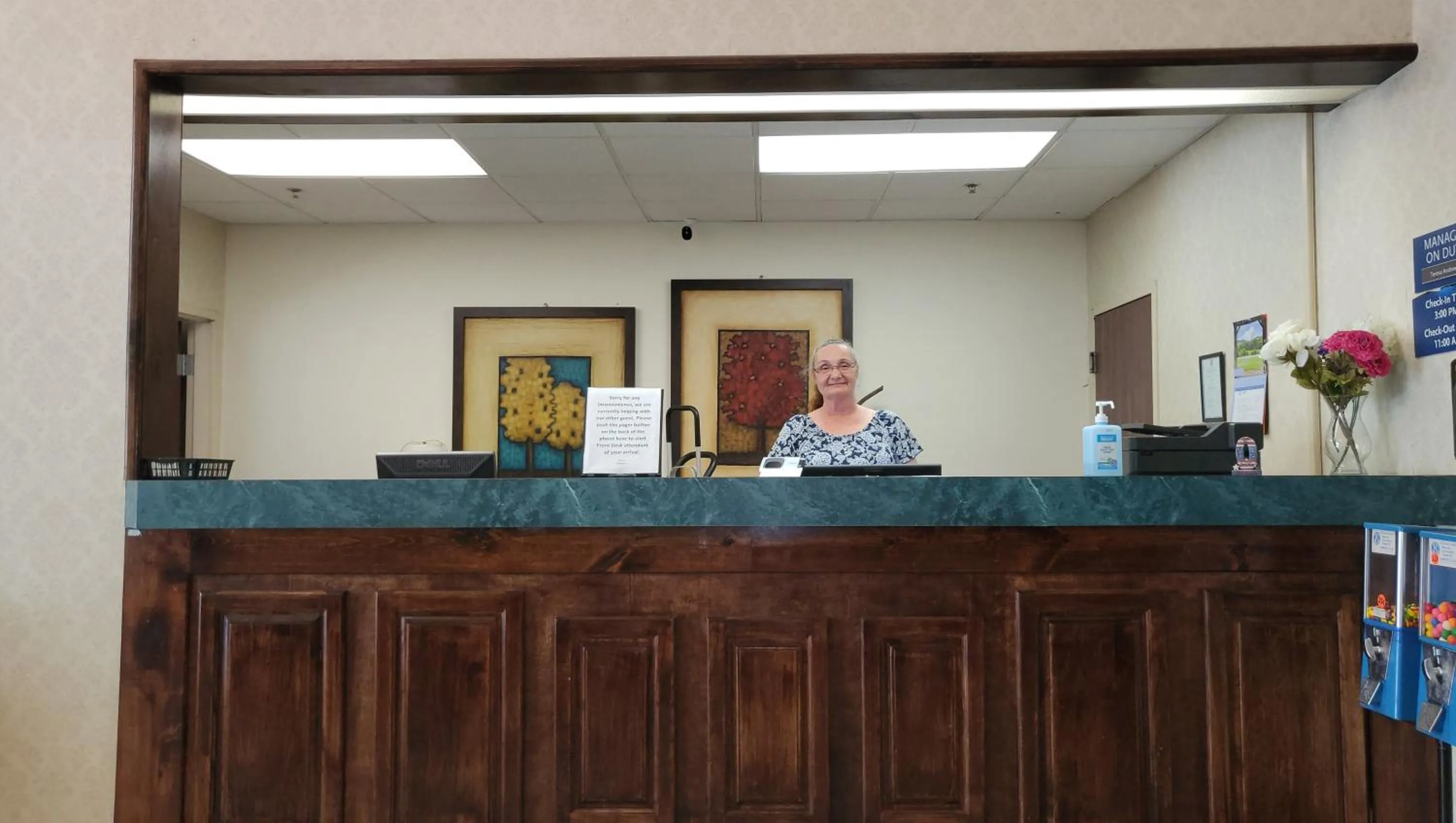 Lobby or reception in Magnuson Hotel West Liberty