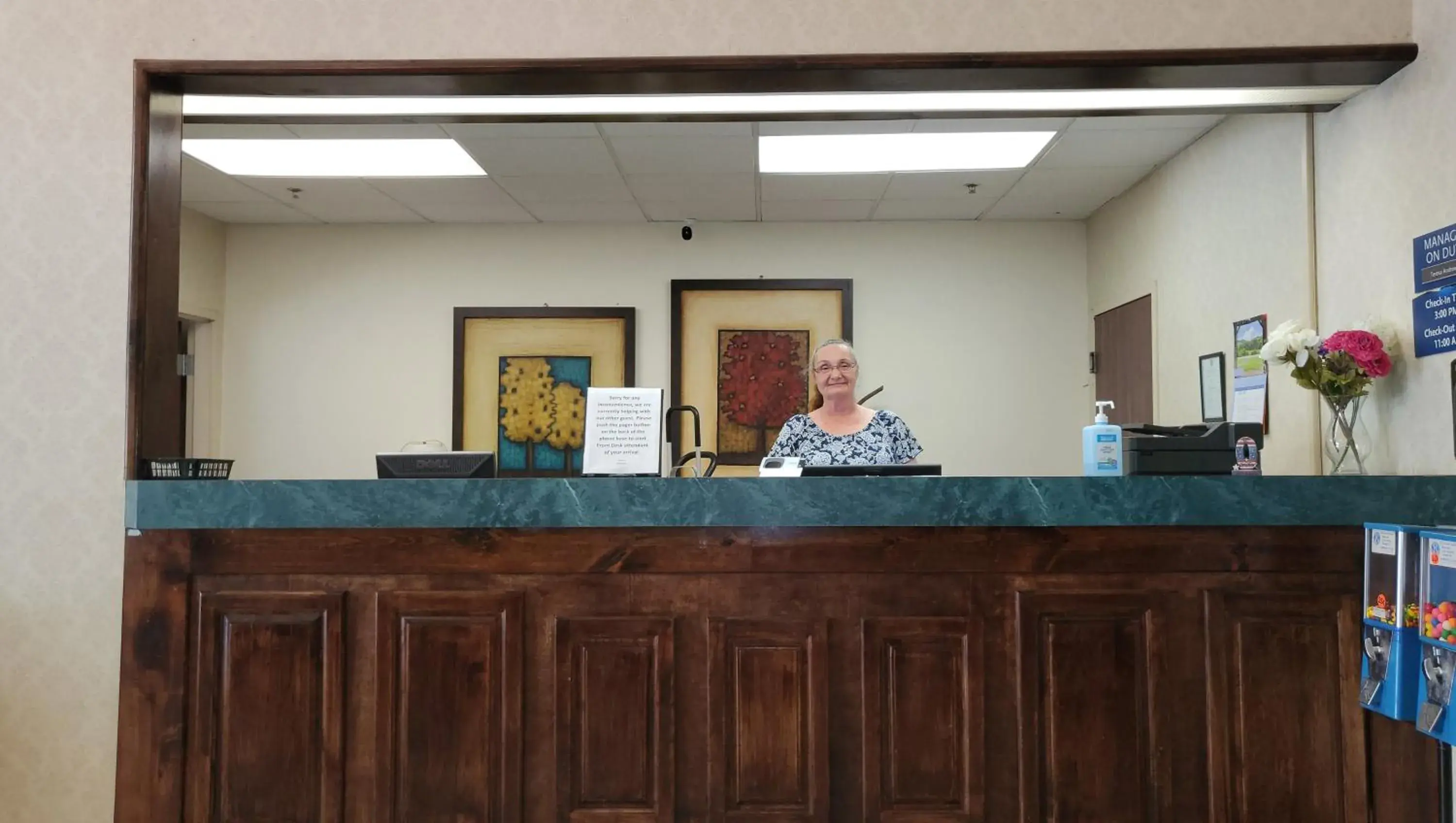 Lobby or reception in Magnuson Hotel West Liberty Lobby or reception in Magnuson Hotel West Liberty